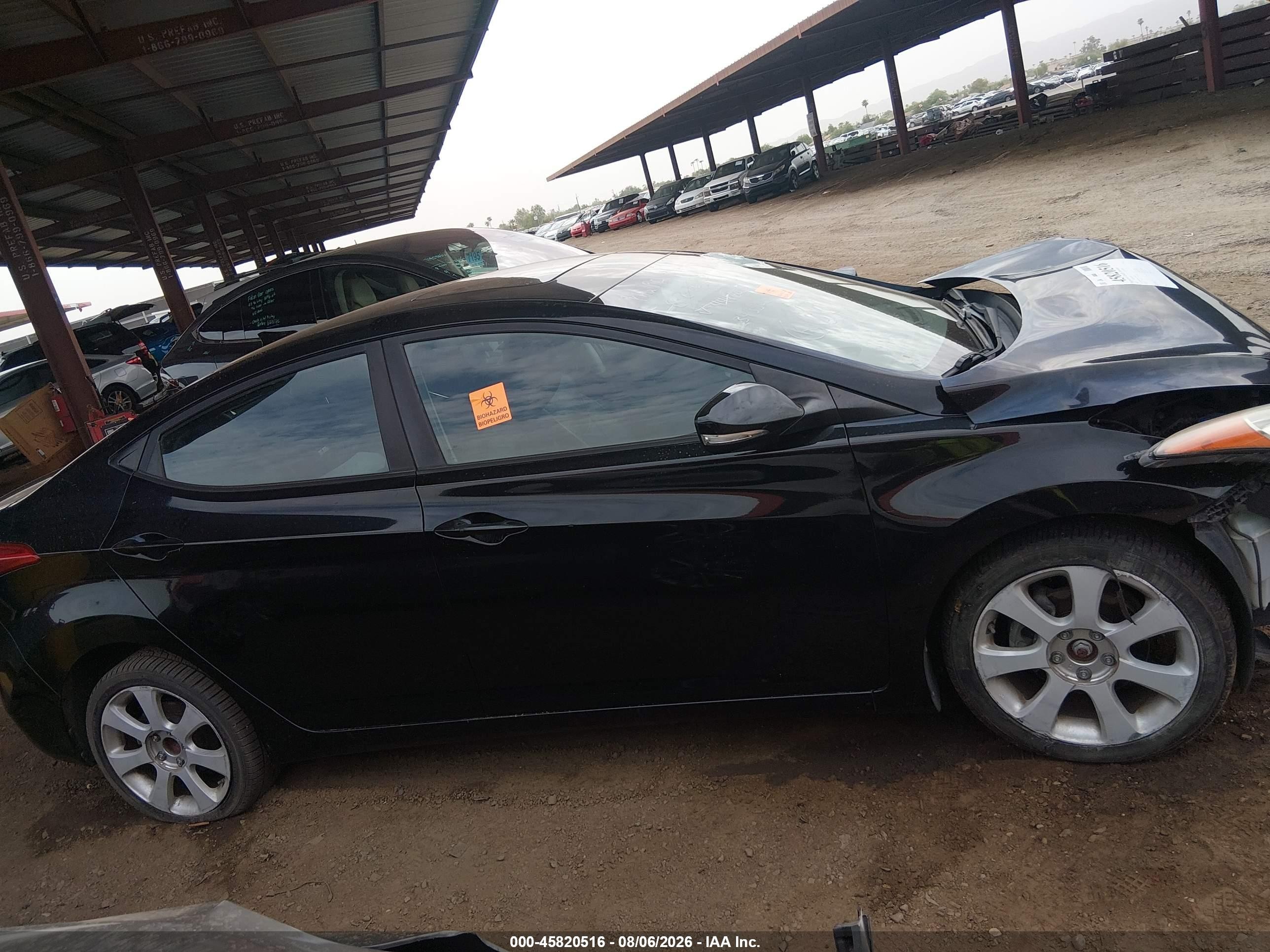 2012 Hyundai Elantra Limited (ulsan Plant) Black vin: KMHDH4AE0CU444600