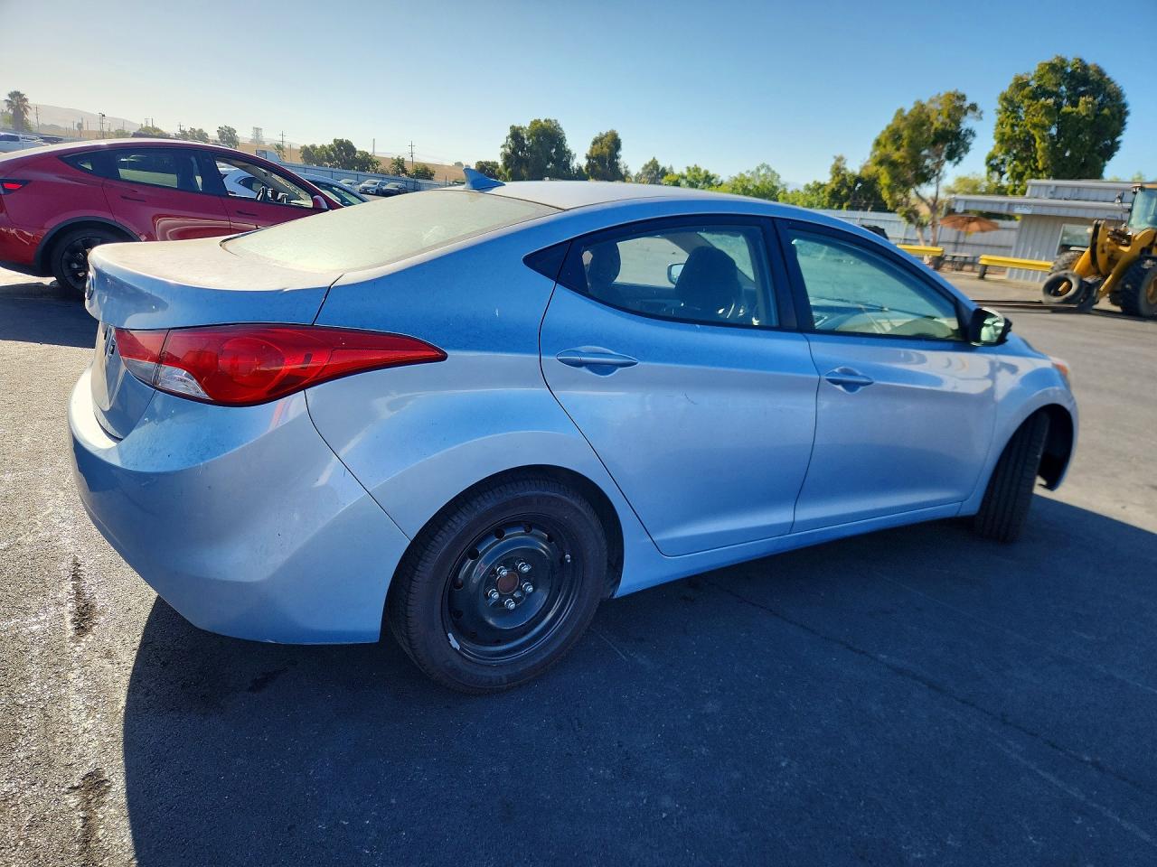 2012 Hyundai Elantra Gls Blue vin: KMHDH4AE0CU447934
