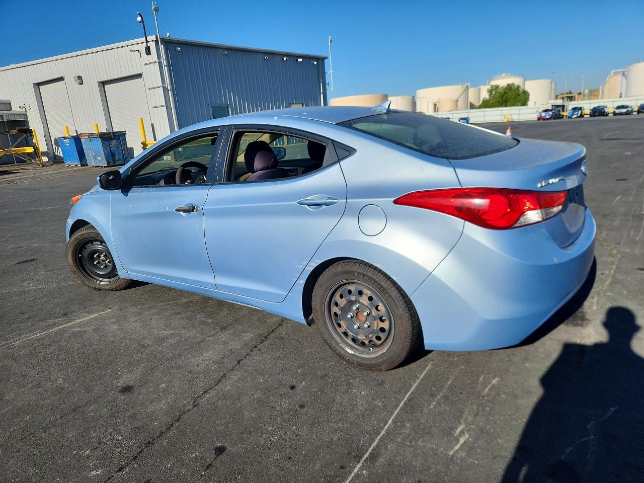 2012 Hyundai Elantra Gls Blue vin: KMHDH4AE0CU447934