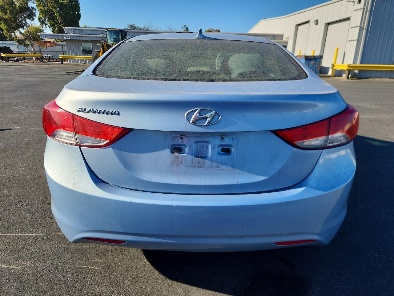 2012 Hyundai Elantra Gls Blue vin: KMHDH4AE0CU447934