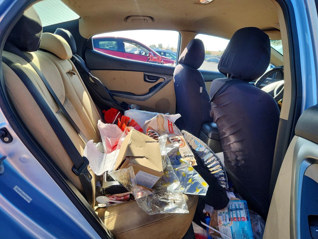 2012 Hyundai Elantra Gls Blue vin: KMHDH4AE0CU447934