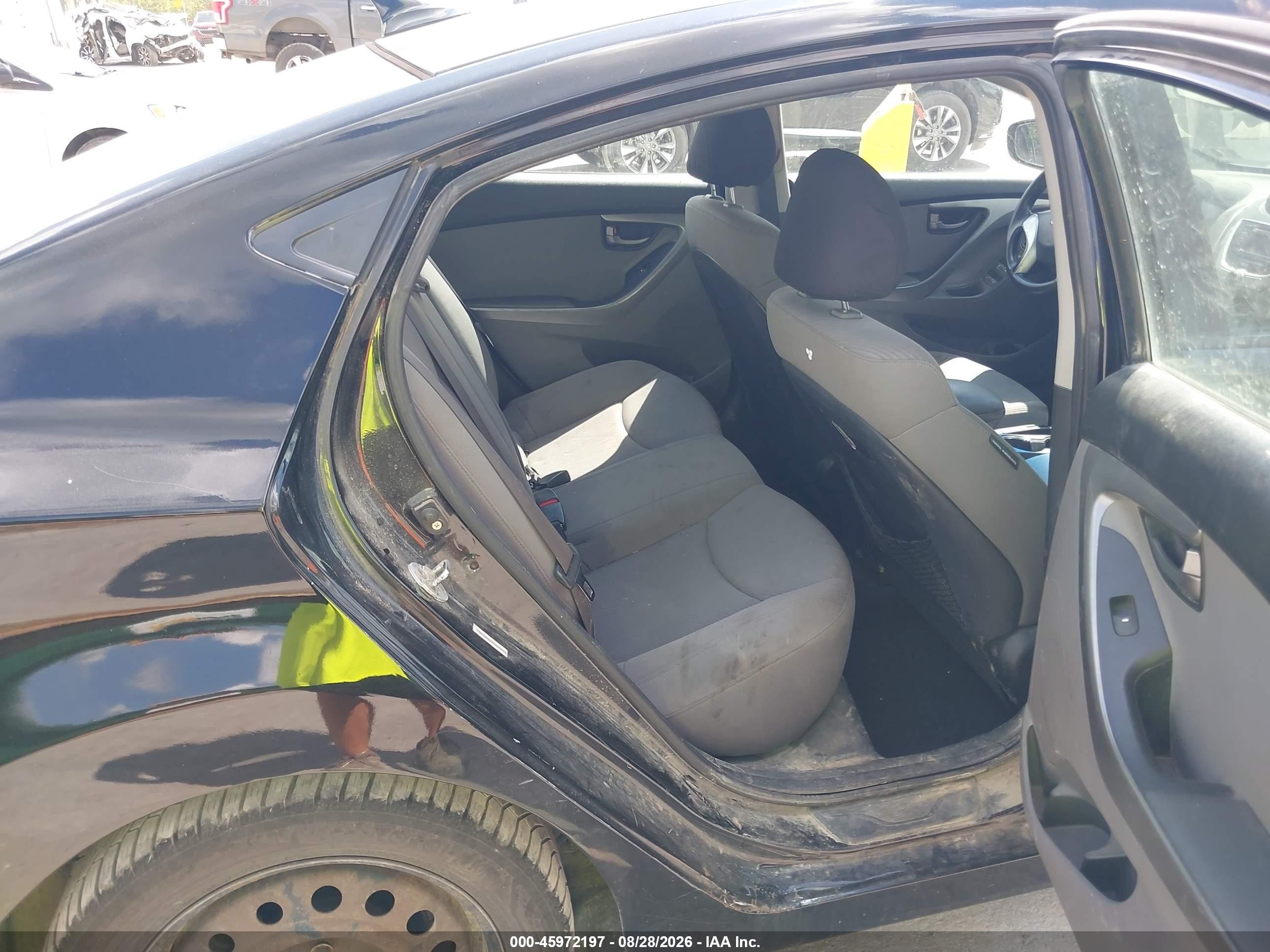 2012 Hyundai Elantra Gls (ulsan Plant) Black vin: KMHDH4AE0CU467441