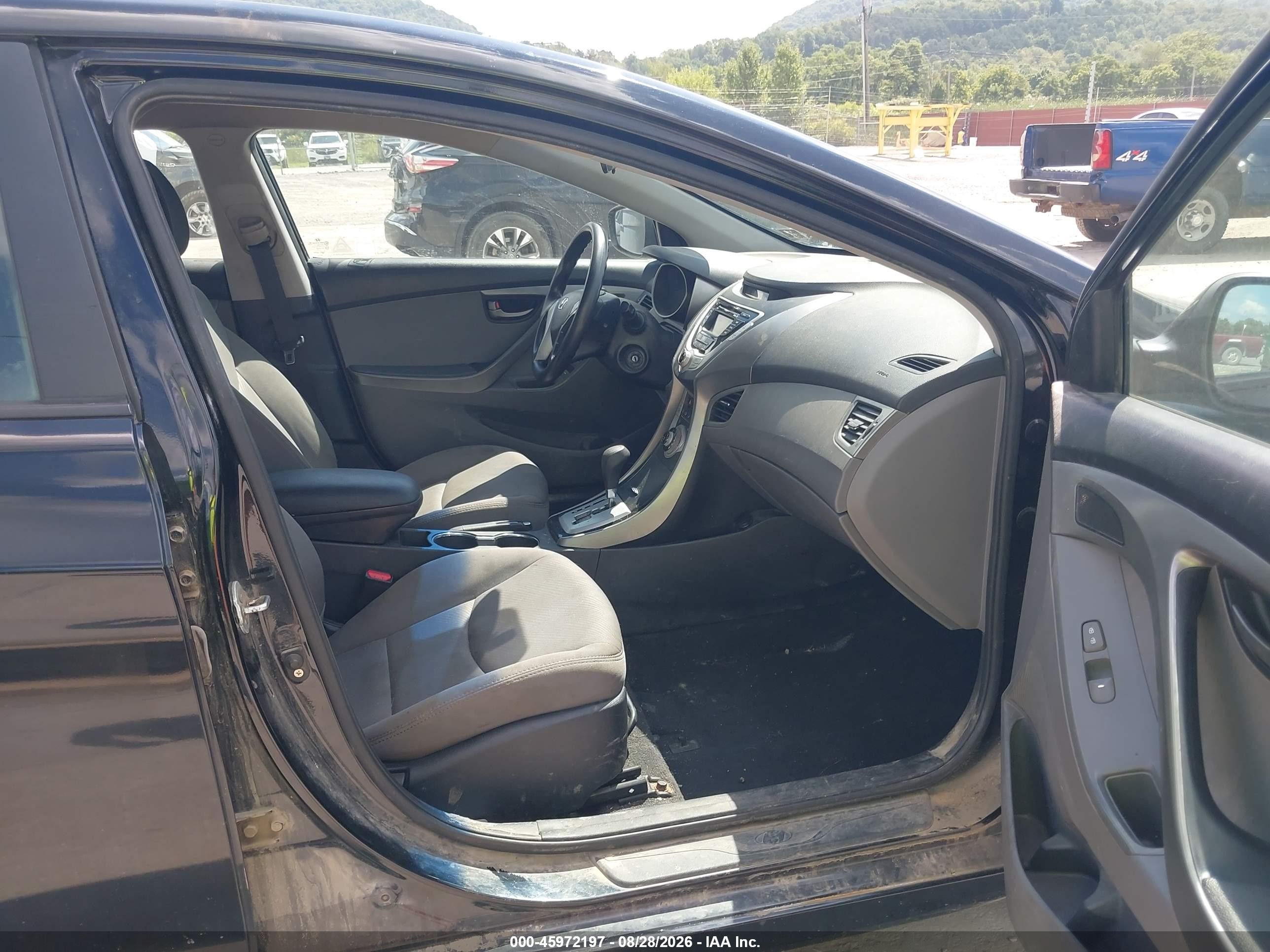 2012 Hyundai Elantra Gls (ulsan Plant) Black vin: KMHDH4AE0CU467441