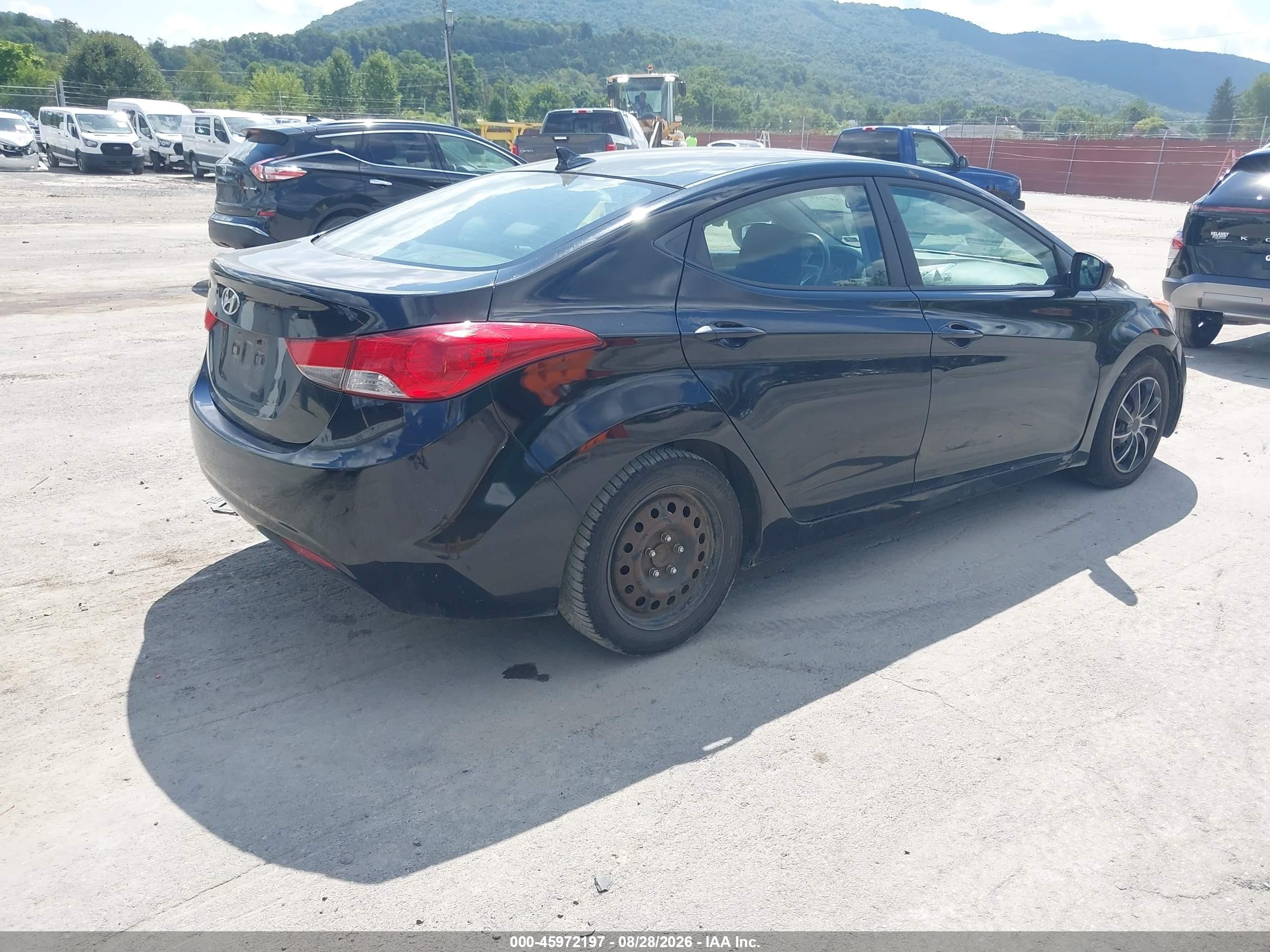 2012 Hyundai Elantra Gls (ulsan Plant) Black vin: KMHDH4AE0CU467441