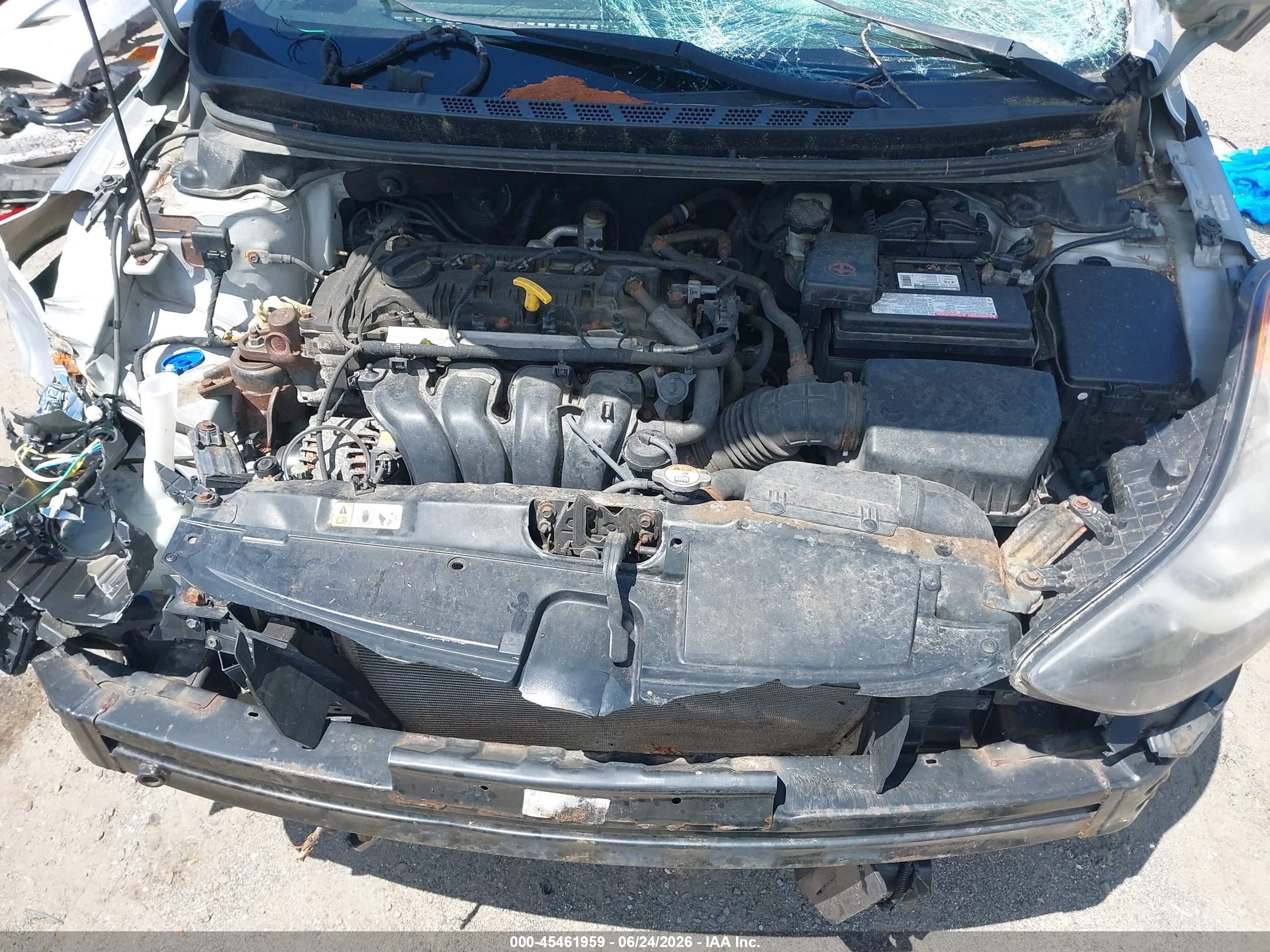 2012 Hyundai Elantra Limited (ulsan Plant) Серебряный vin: KMHDH4AE0CU475779