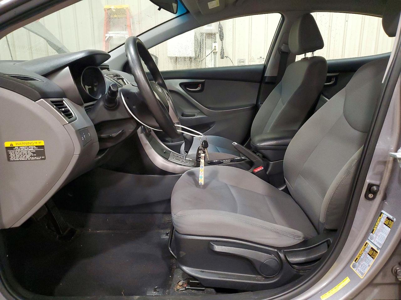 2013 Hyundai Elantra Gls Gray vin: KMHDH4AE0DU485536