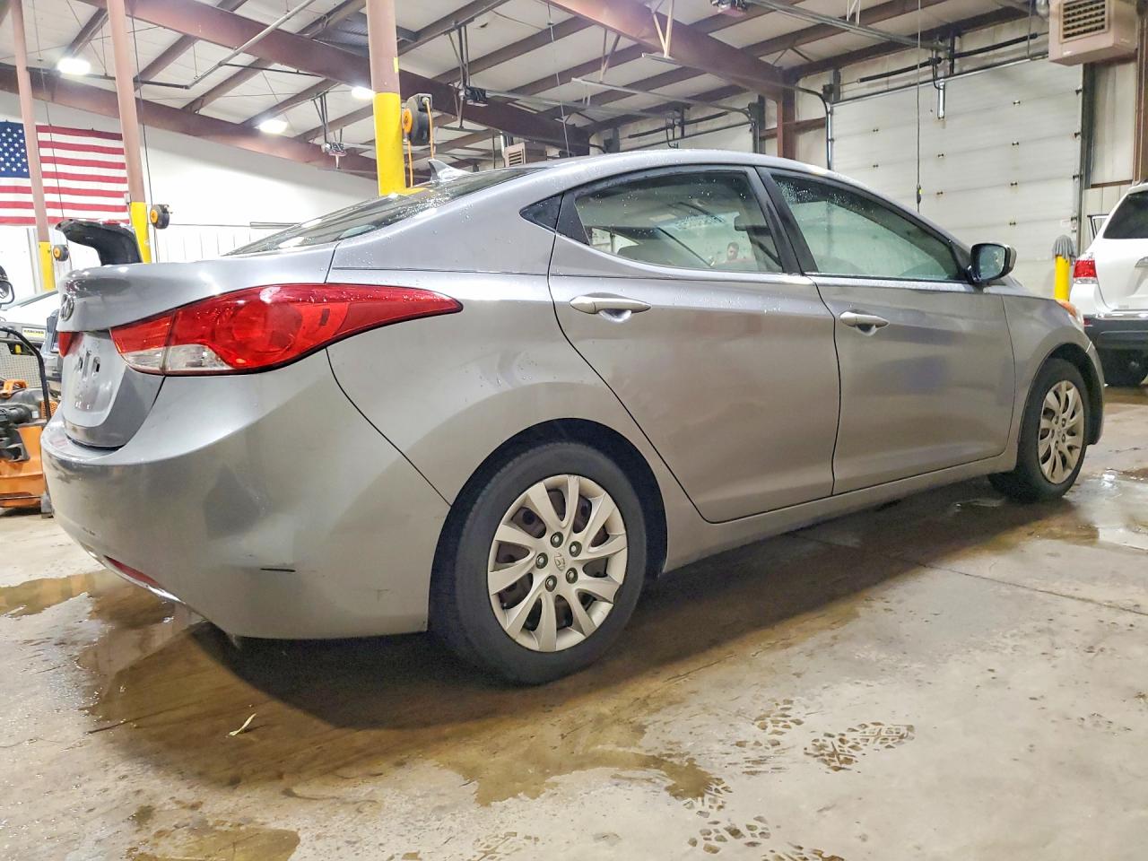 2013 Hyundai Elantra Gls Gray vin: KMHDH4AE0DU485536