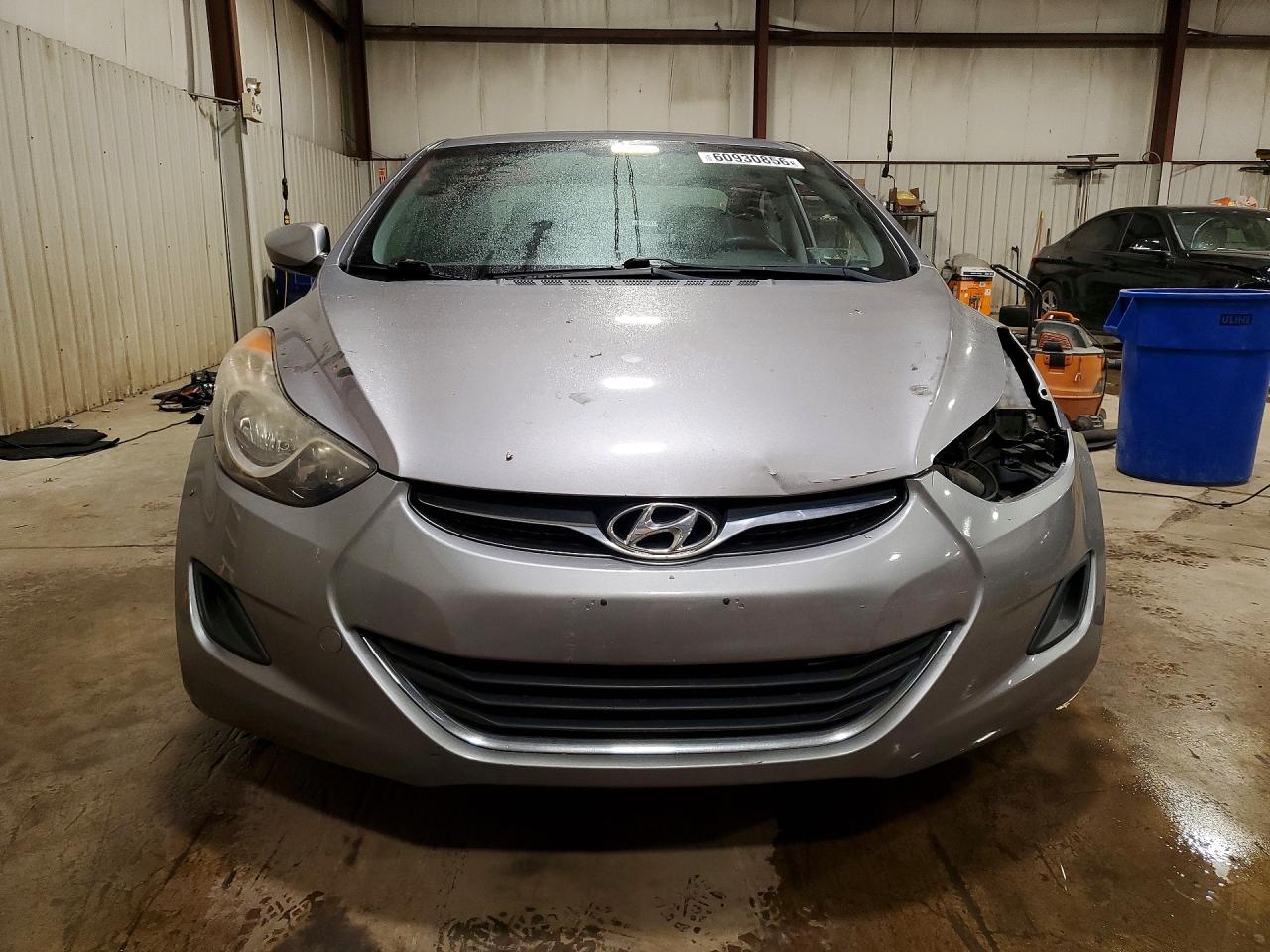 2013 Hyundai Elantra Gls Gray vin: KMHDH4AE0DU485536