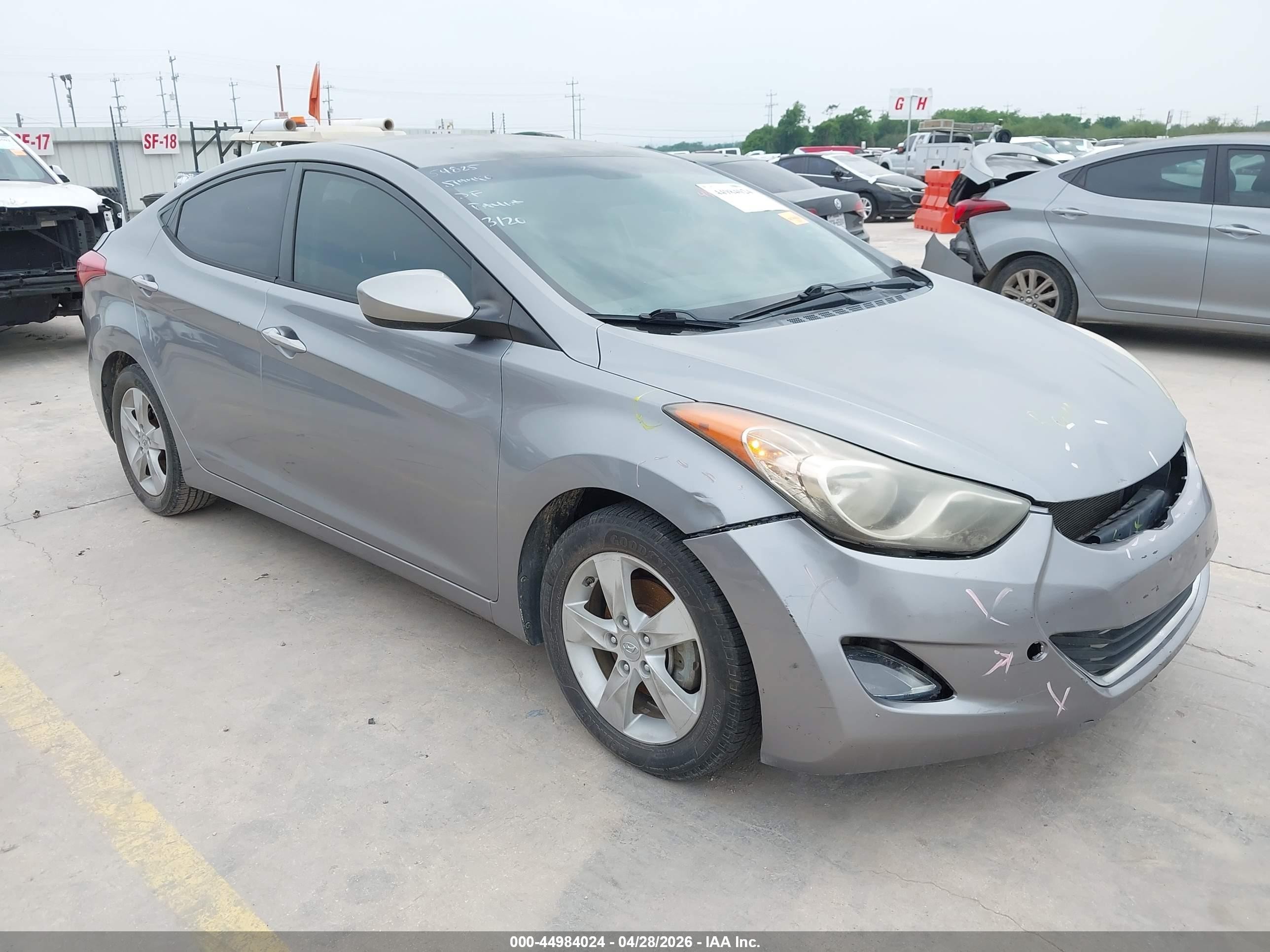 2013 Hyundai Elantra Gls/limited Серебряный vin: KMHDH4AE0DU498335