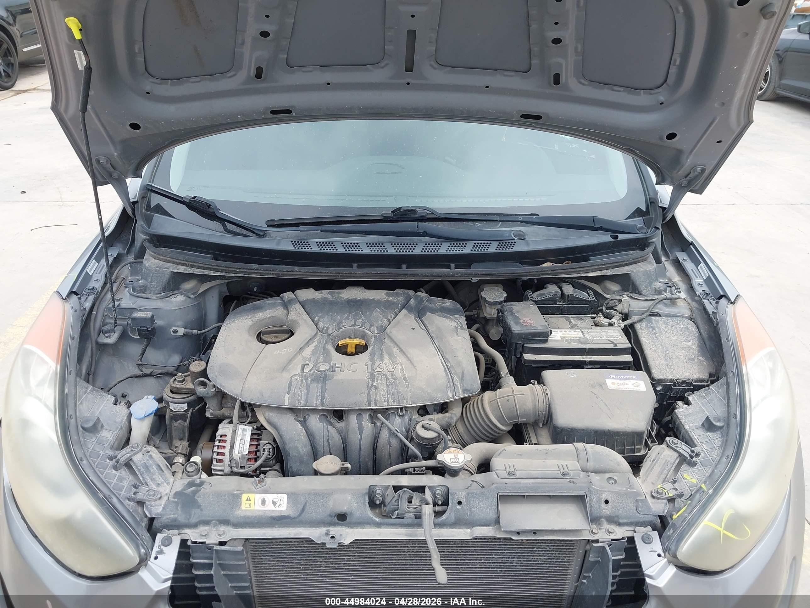 2013 Hyundai Elantra Gls/limited Серебряный vin: KMHDH4AE0DU498335