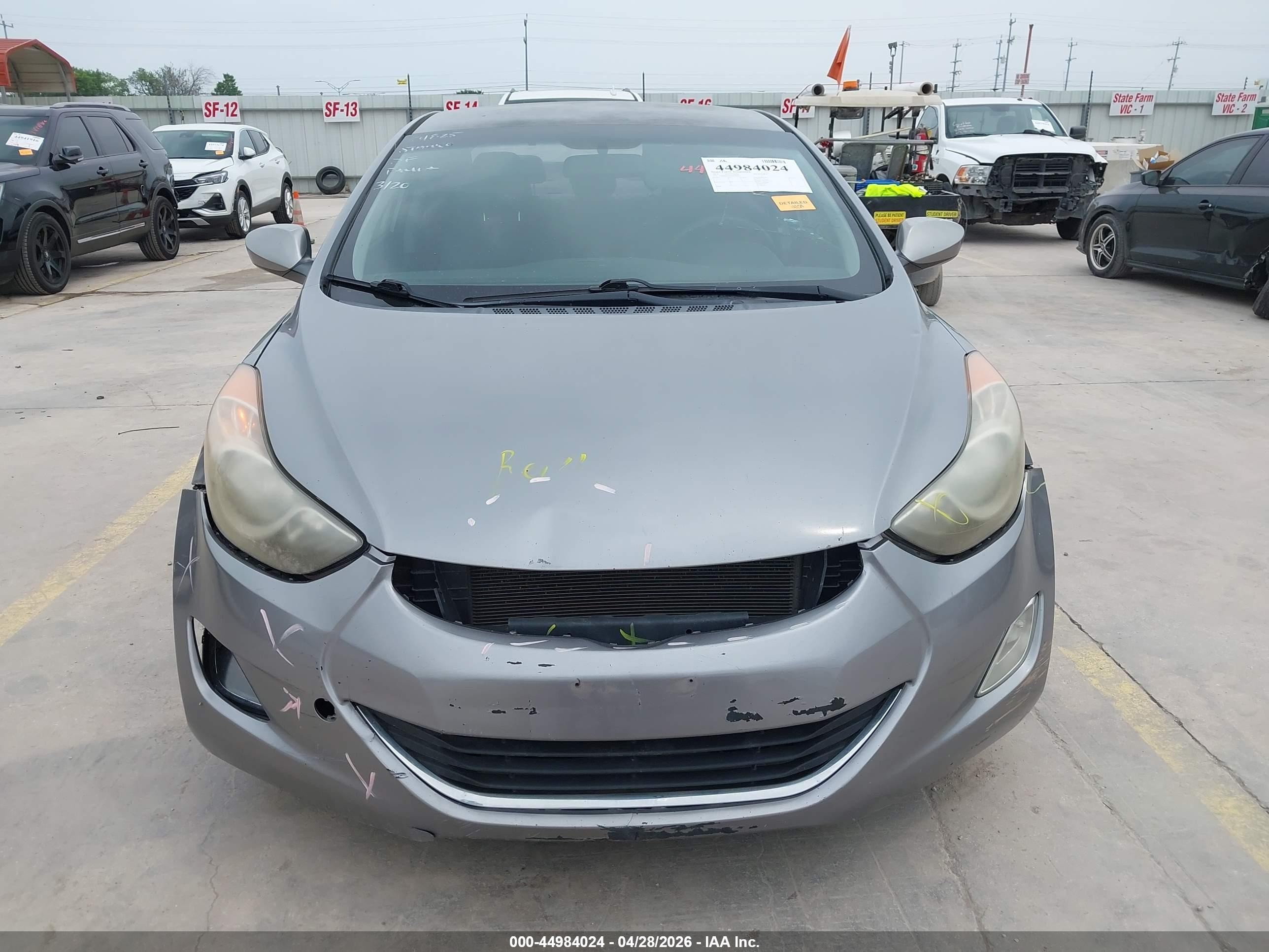 2013 Hyundai Elantra Gls/limited Серебряный vin: KMHDH4AE0DU498335