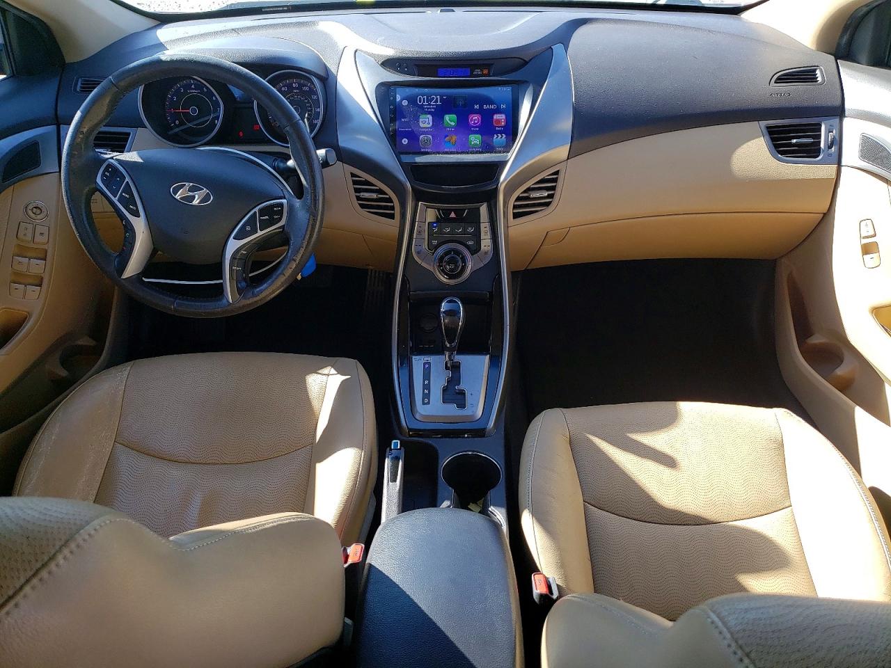 2013 Hyundai Elantra Limited Red vin: KMHDH4AE0DU523153