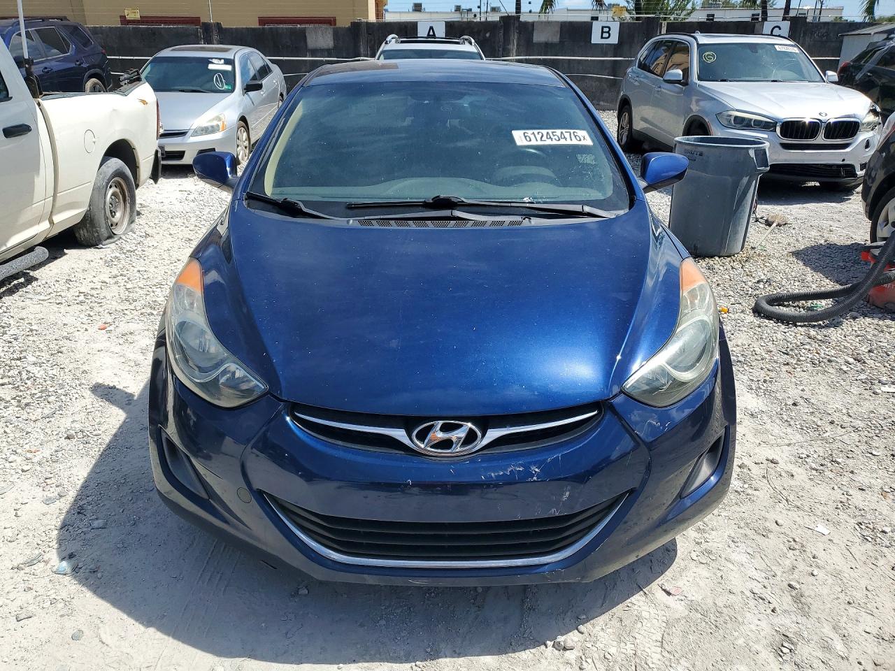 2013 Hyundai Elantra Gls Синий vin: KMHDH4AE0DU524920