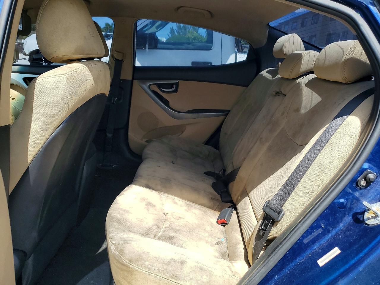 2013 Hyundai Elantra Gls Синий vin: KMHDH4AE0DU524920