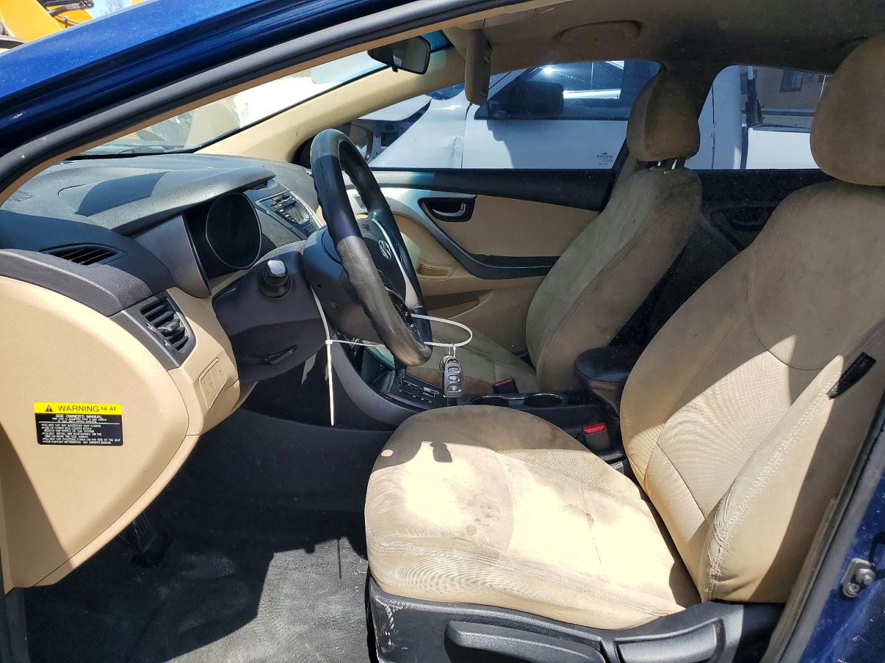 2013 Hyundai Elantra Gls Синий vin: KMHDH4AE0DU524920