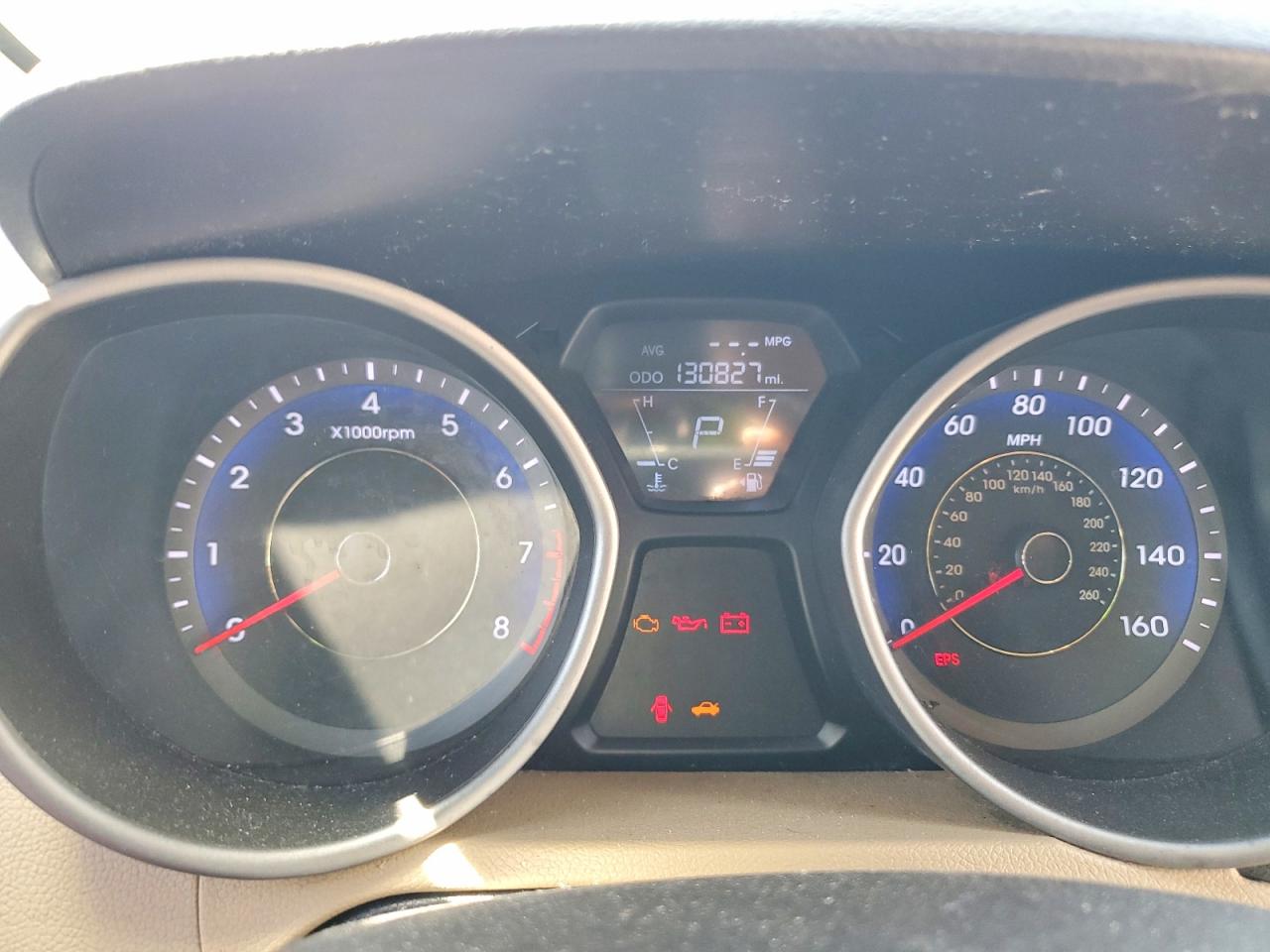 2013 Hyundai Elantra Gls Синий vin: KMHDH4AE0DU524920