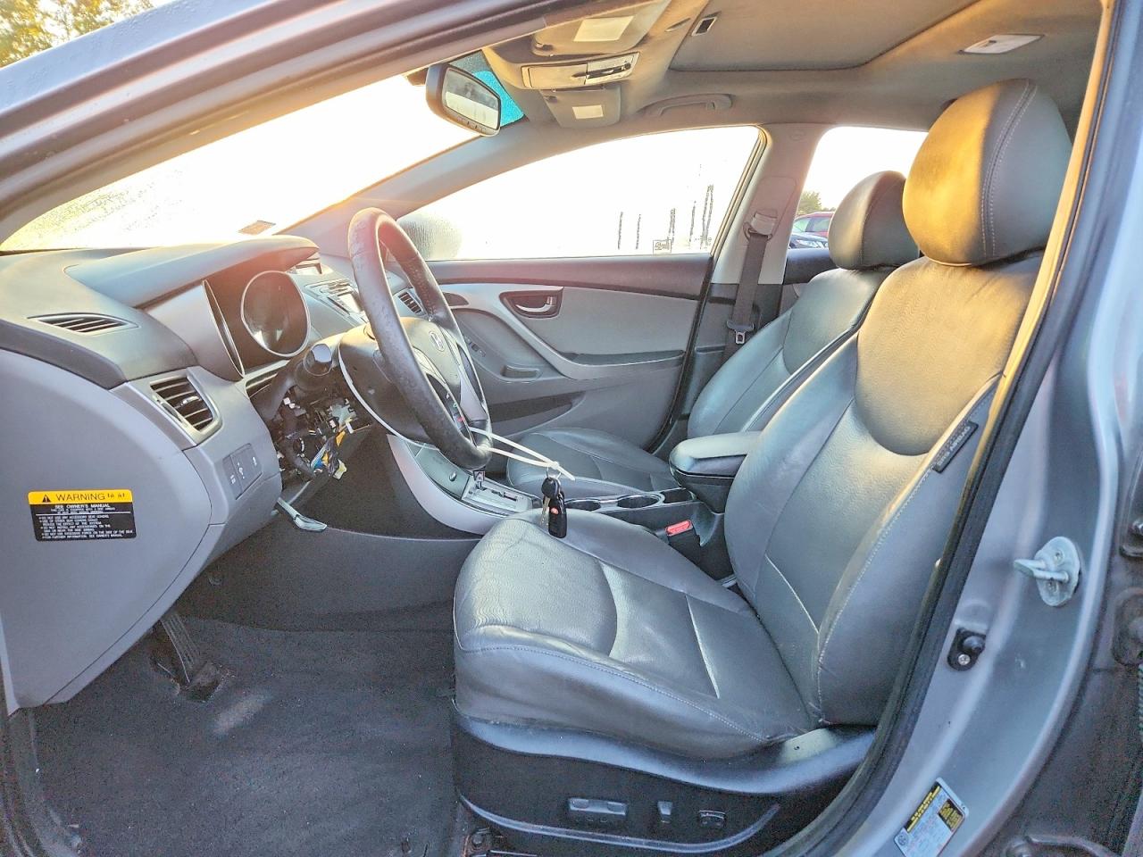 2013 Hyundai Elantra Limited Silver vin: KMHDH4AE0DU531060