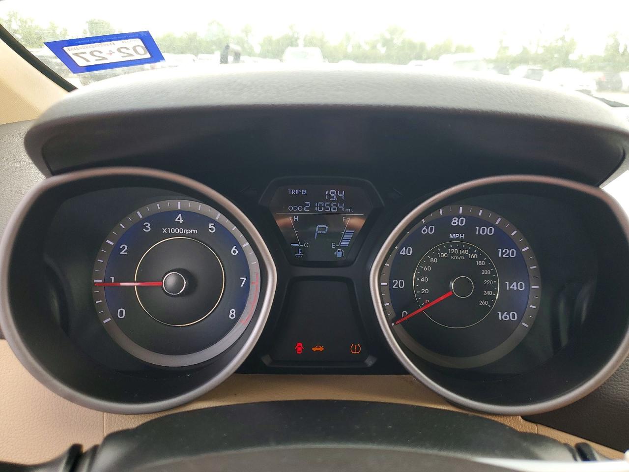 2013 Hyundai Elantra Gls Blue vin: KMHDH4AE0DU534685