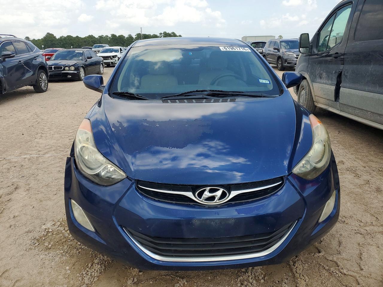 2013 Hyundai Elantra Gls Blue vin: KMHDH4AE0DU534685