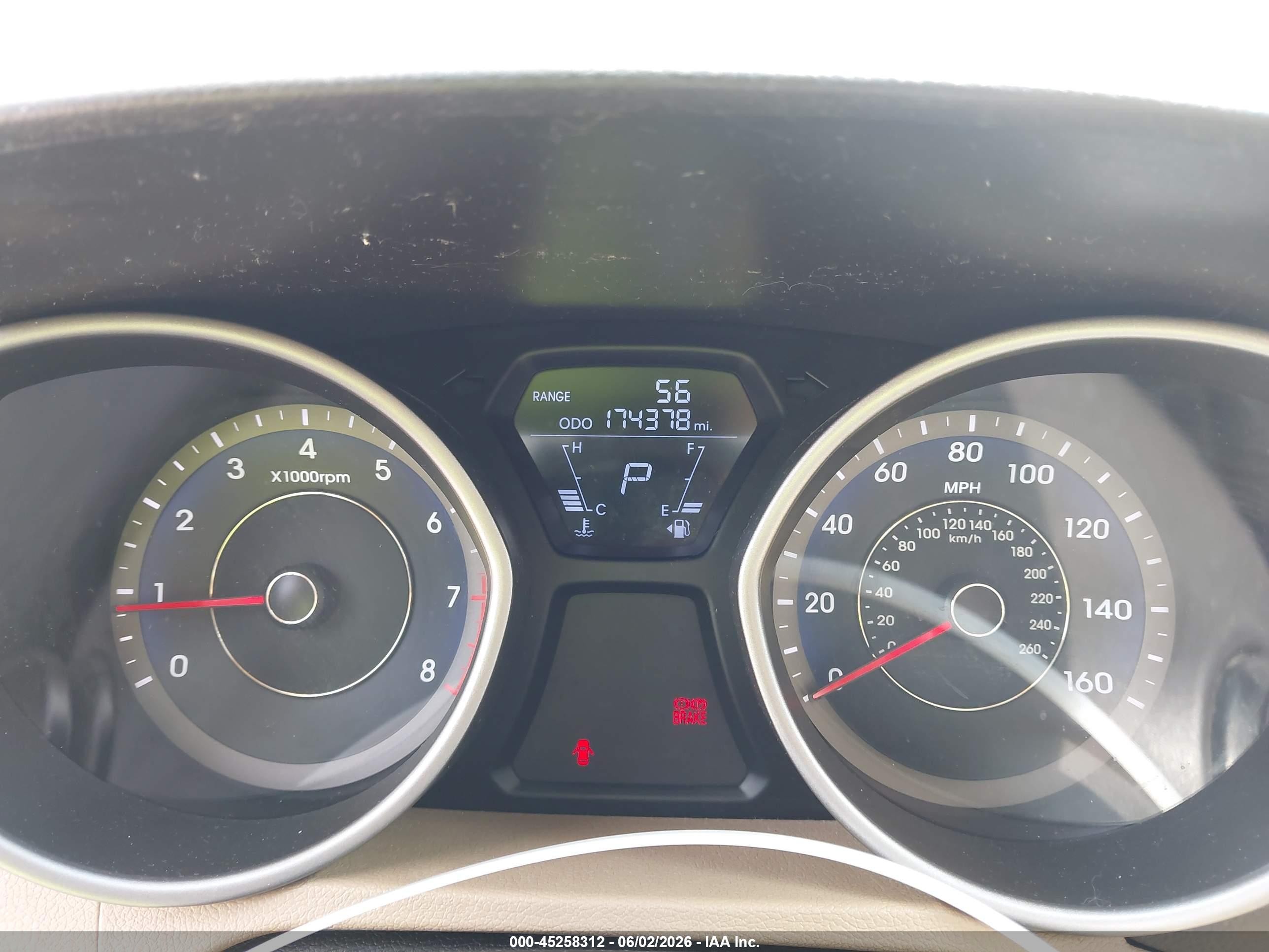2013 Hyundai Elantra Gls Light Blue vin: KMHDH4AE0DU594658