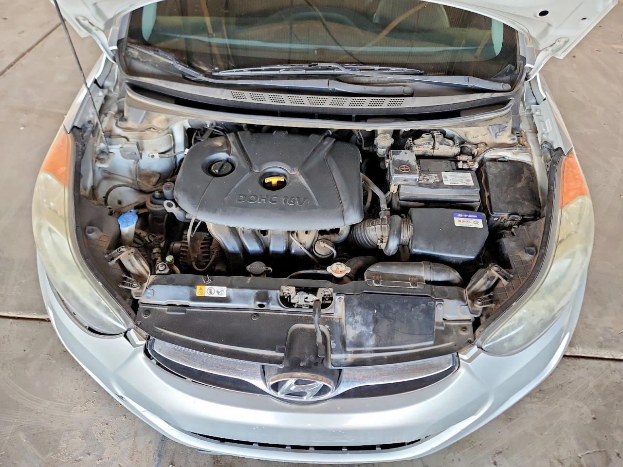 2013 Hyundai Elantra Gls Gray vin: KMHDH4AE0DU606596