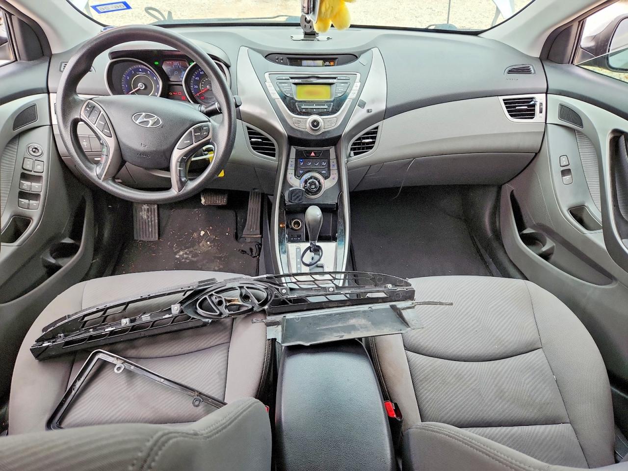 2013 Hyundai Elantra Gls Gray vin: KMHDH4AE0DU616819
