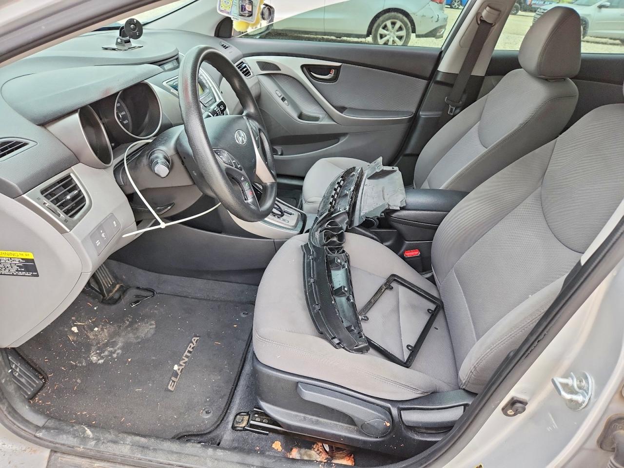2013 Hyundai Elantra Gls Gray vin: KMHDH4AE0DU616819