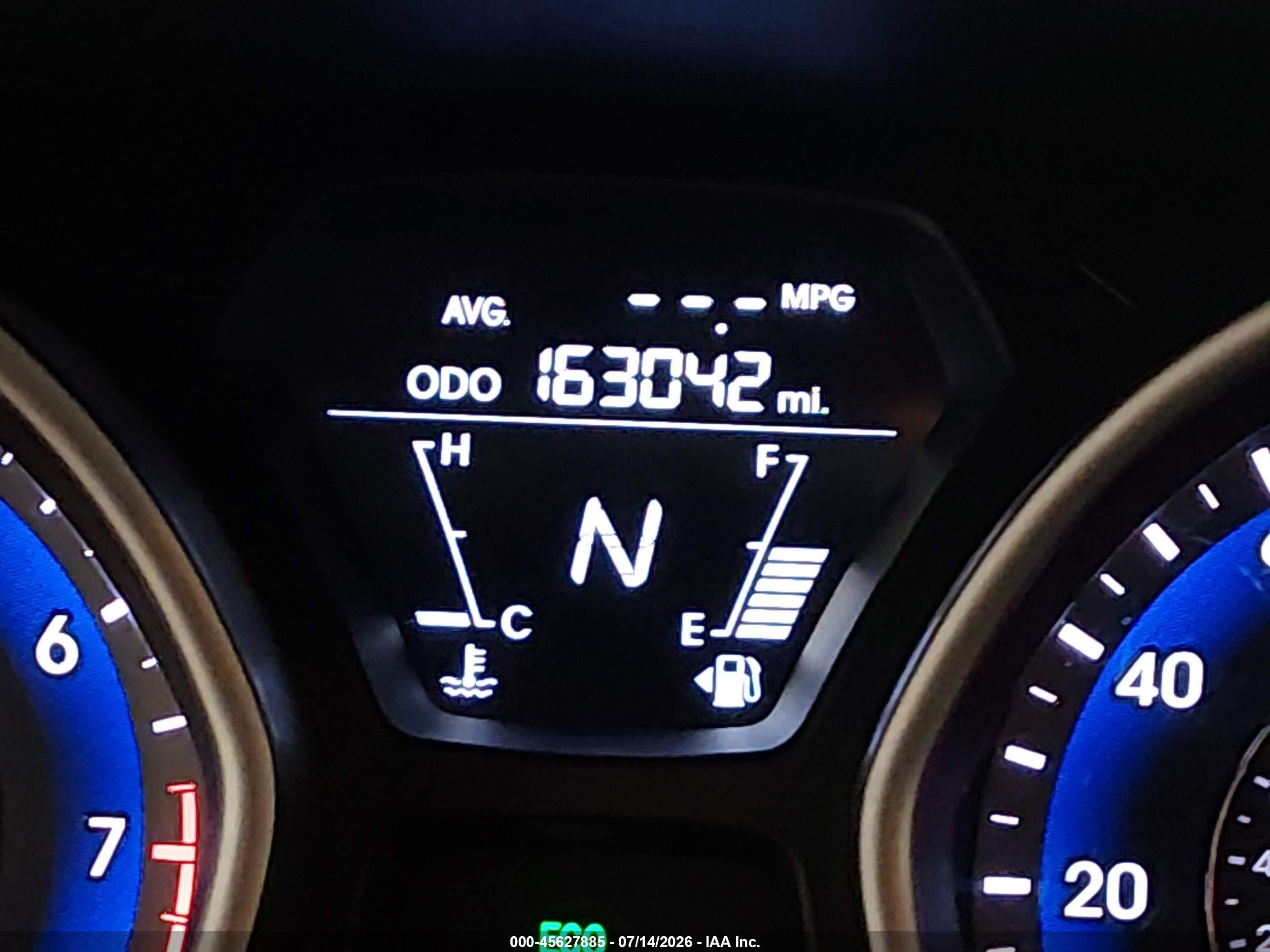 2013 Hyundai Elantra Limited Серый vin: KMHDH4AE0DU627514