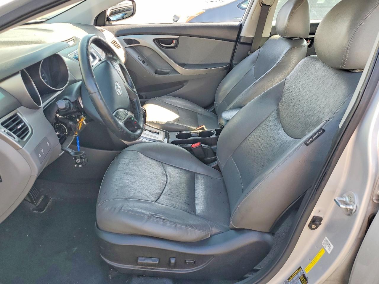 2013 Hyundai Elantra Limited Silver vin: KMHDH4AE0DU661596
