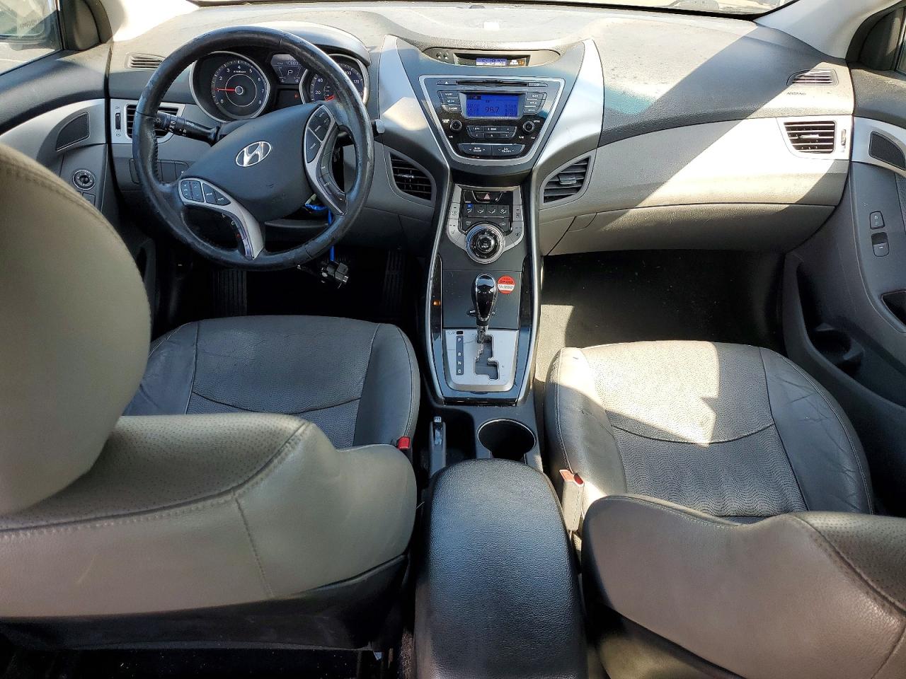 2013 Hyundai Elantra Limited Silver vin: KMHDH4AE0DU661596