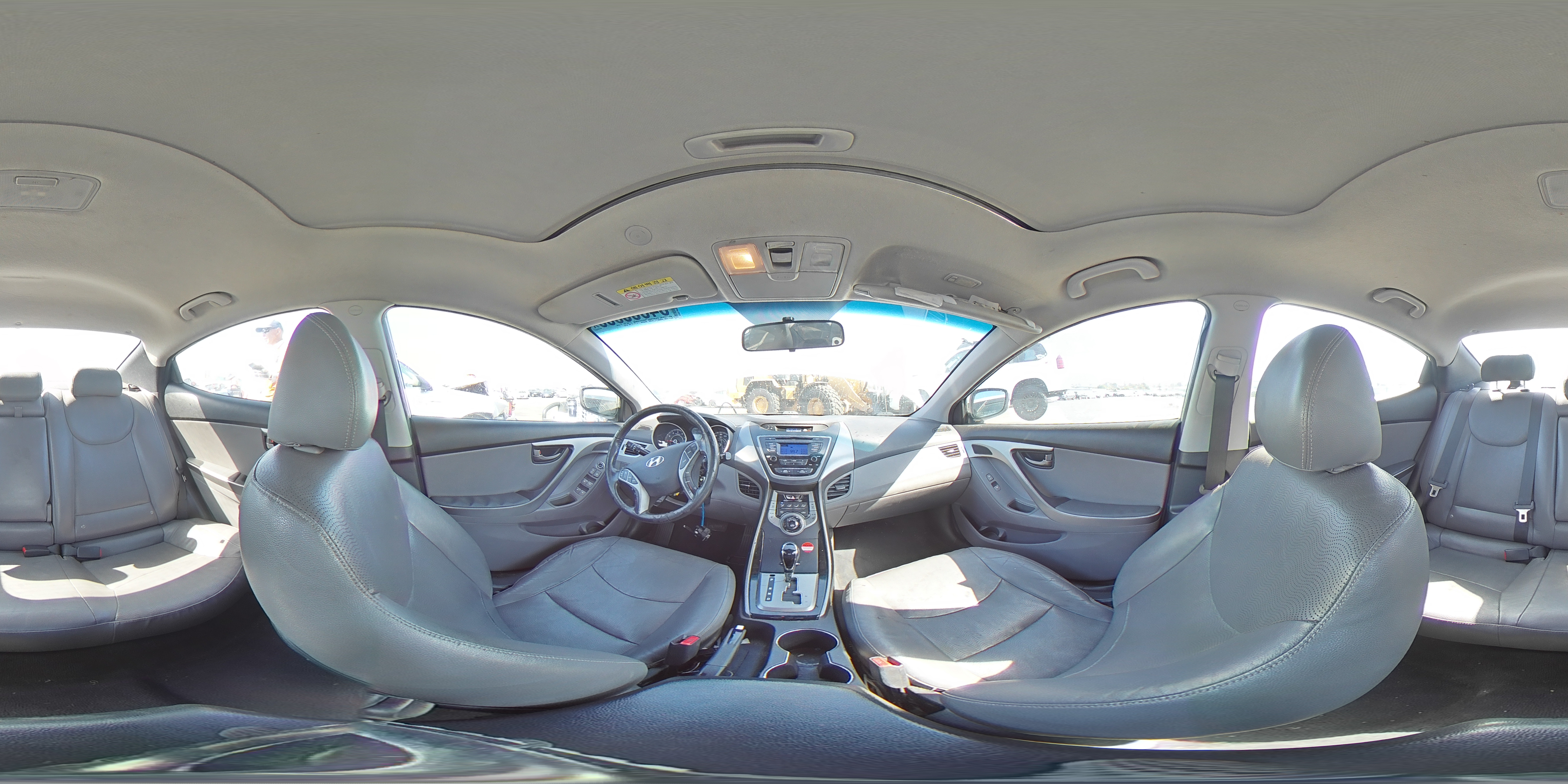 2013 Hyundai Elantra Limited Silver vin: KMHDH4AE0DU661596