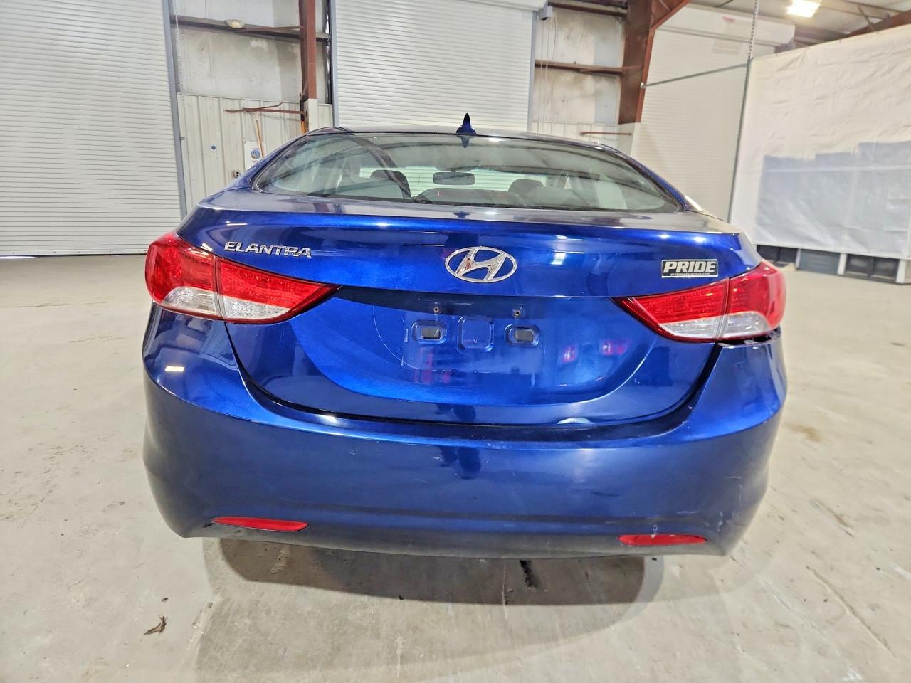 2013 Hyundai Elantra Gls Blue vin: KMHDH4AE0DU682867