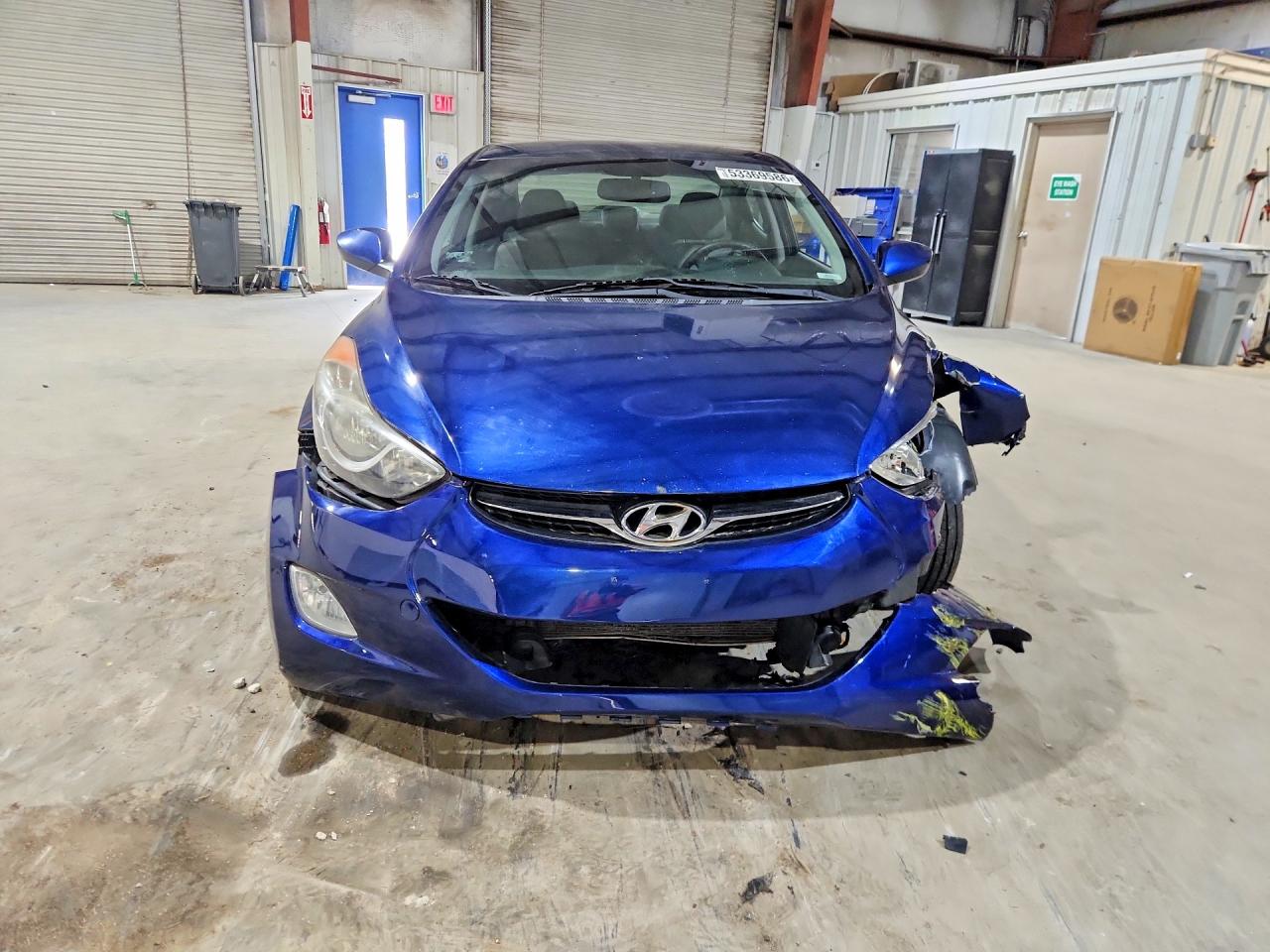 2013 Hyundai Elantra Gls Blue vin: KMHDH4AE0DU682867