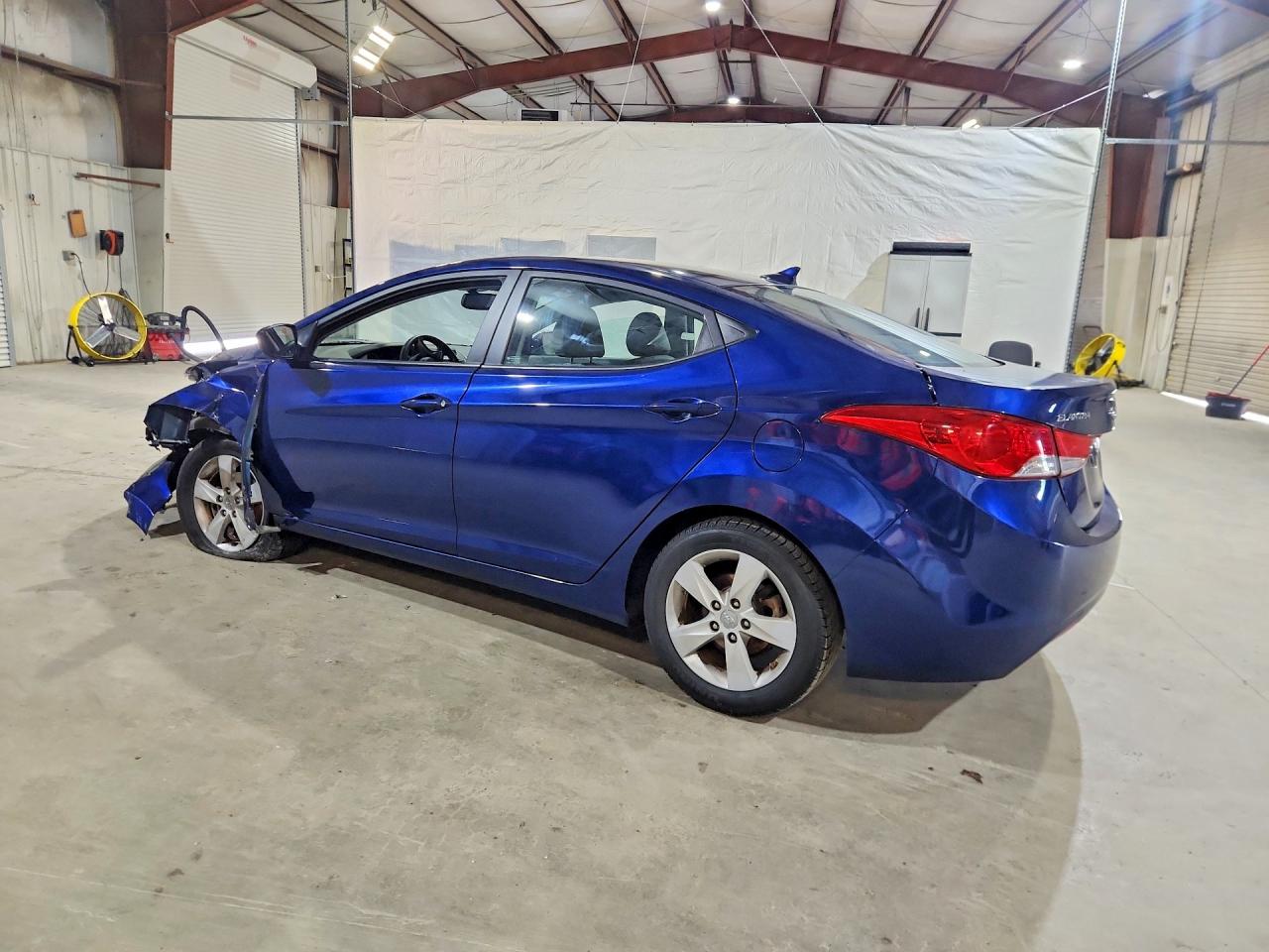 2013 Hyundai Elantra Gls Blue vin: KMHDH4AE0DU682867