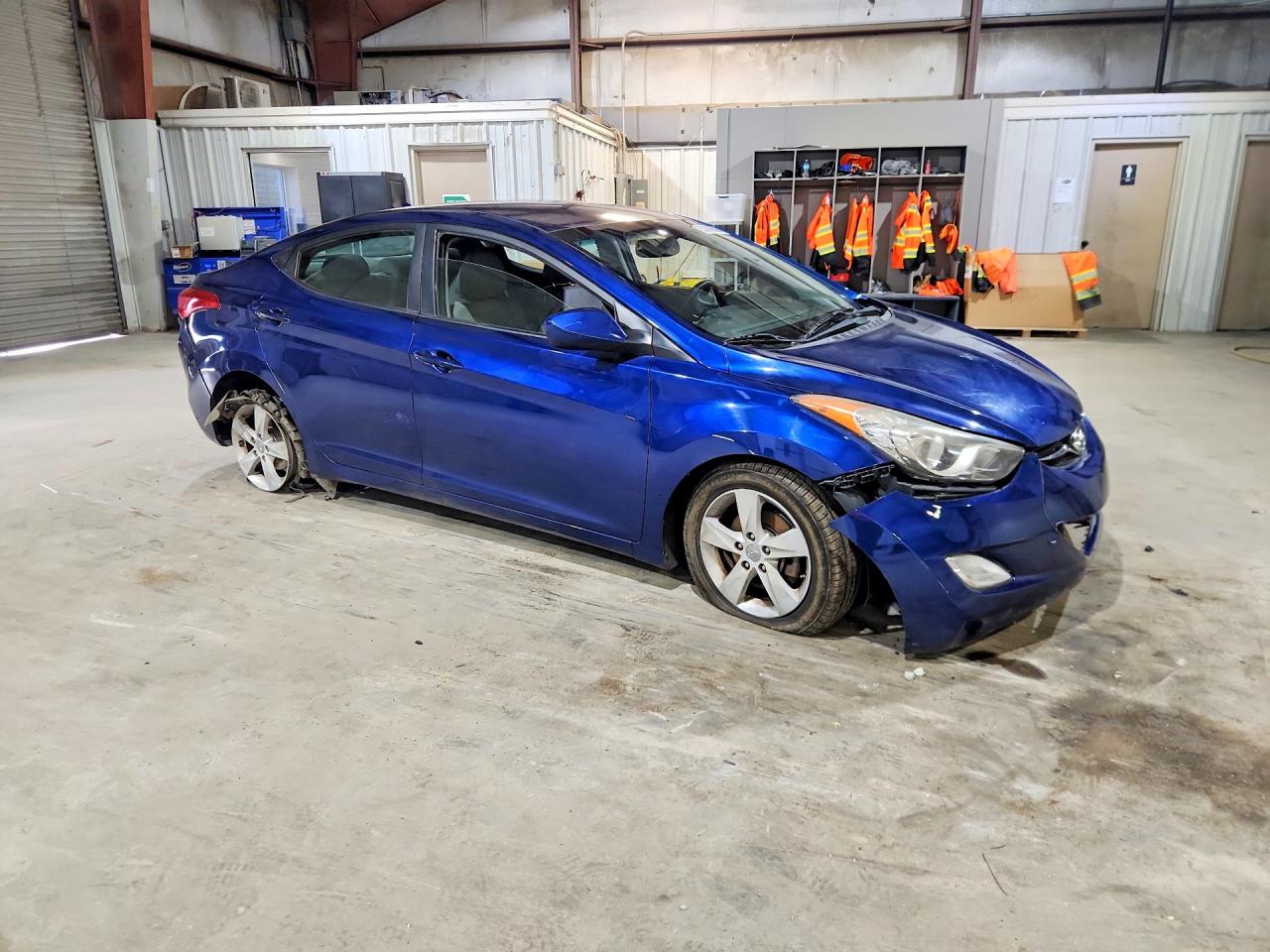 2013 Hyundai Elantra Gls Blue vin: KMHDH4AE0DU682867