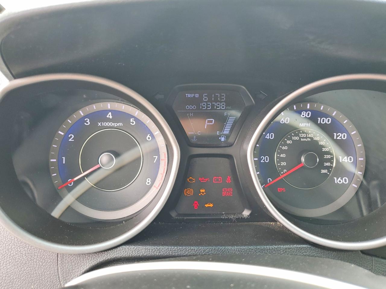 2013 Hyundai Elantra Limited Gray vin: KMHDH4AE0DU707041