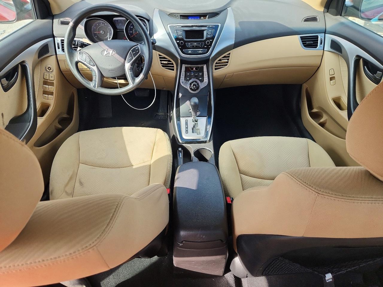 2013 Hyundai Elantra Gls Red vin: KMHDH4AE0DU714393