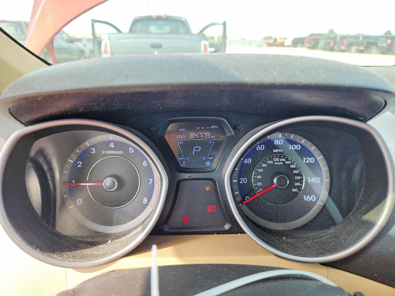 2013 Hyundai Elantra Gls Red vin: KMHDH4AE0DU714393