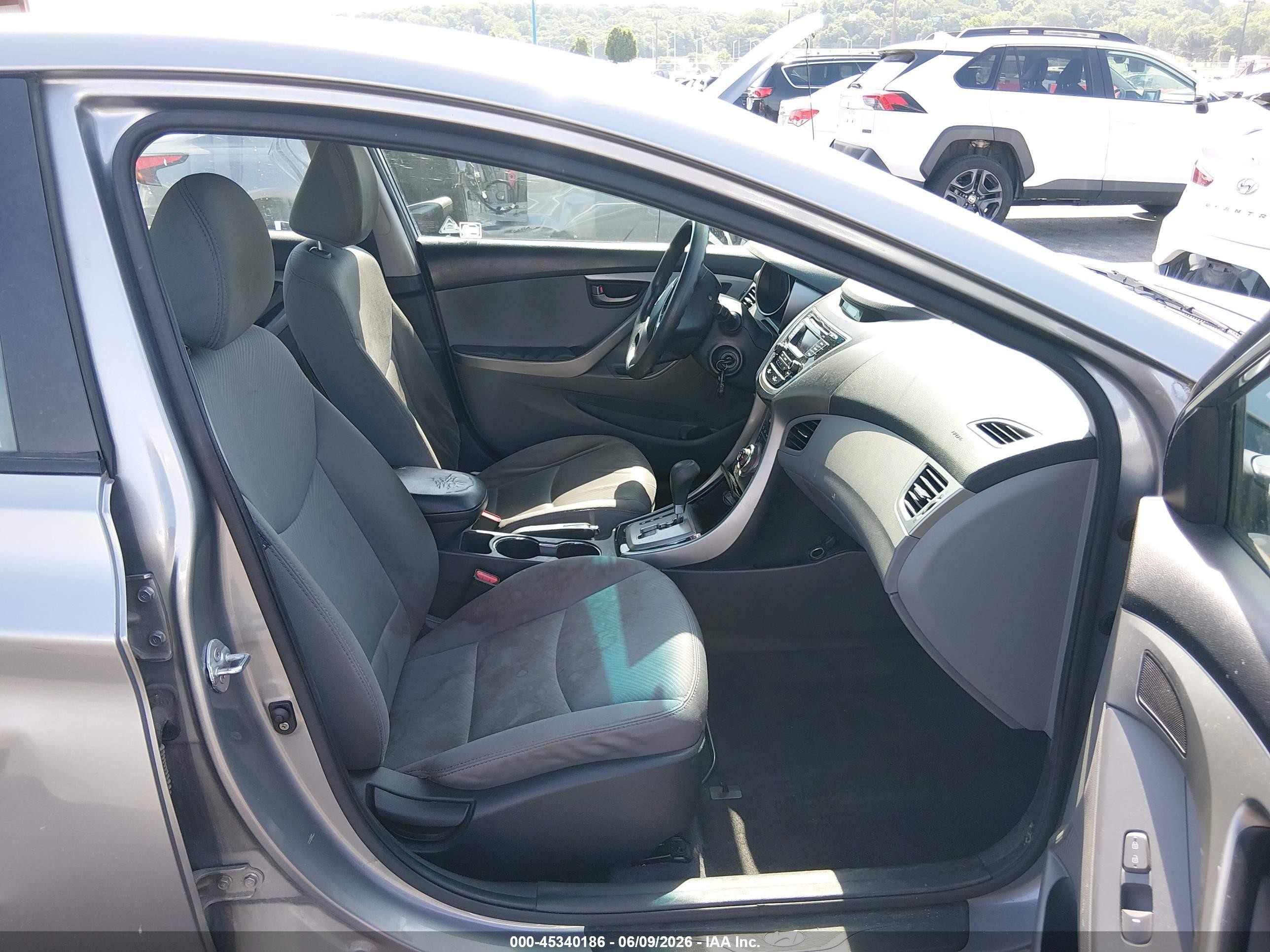 2013 Hyundai Elantra Gls Gray vin: KMHDH4AE0DU719092