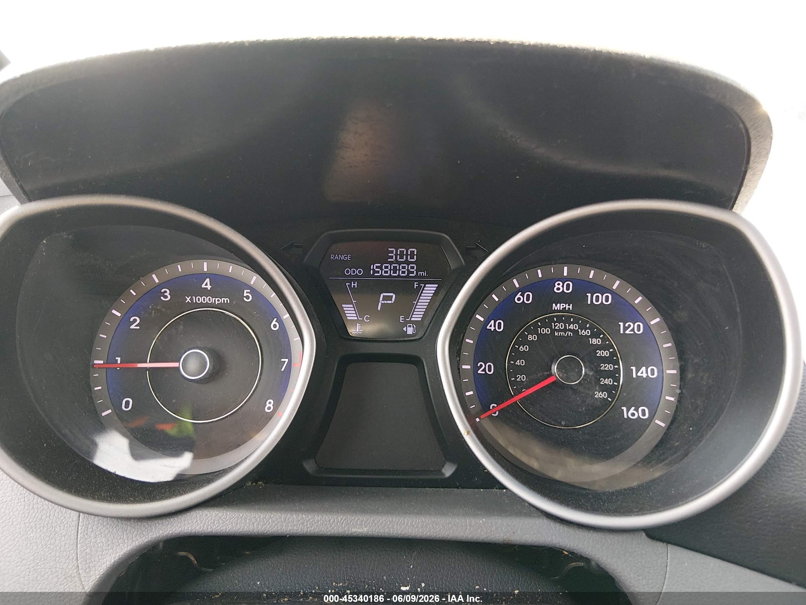 2013 Hyundai Elantra Gls Gray vin: KMHDH4AE0DU719092