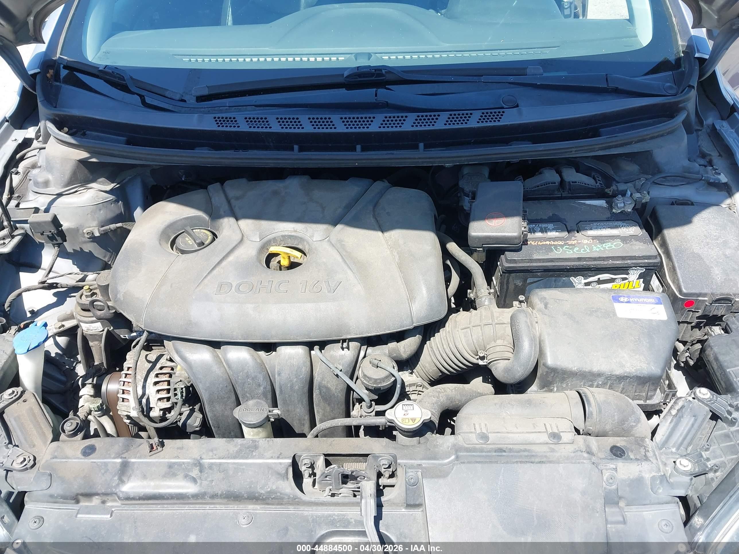 2013 Hyundai Elantra Limited (ulsan Plant) Silver vin: KMHDH4AE0DU743005