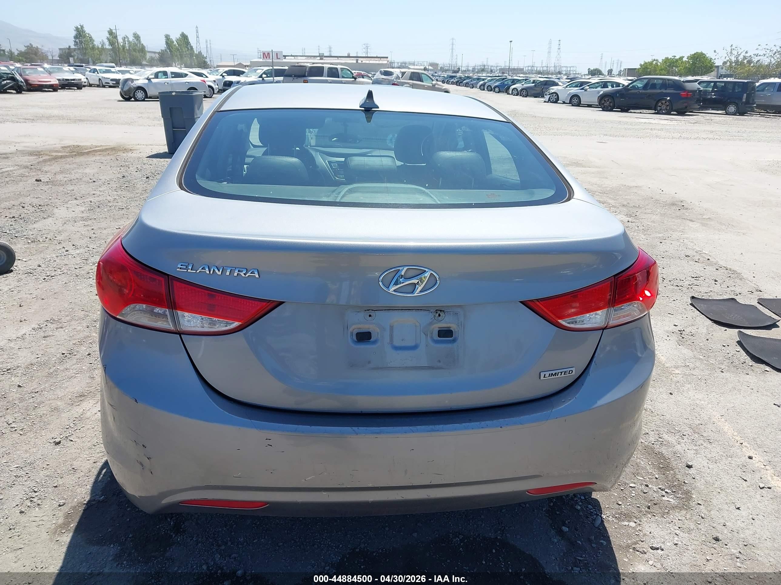 2013 Hyundai Elantra Limited (ulsan Plant) Silver vin: KMHDH4AE0DU743005