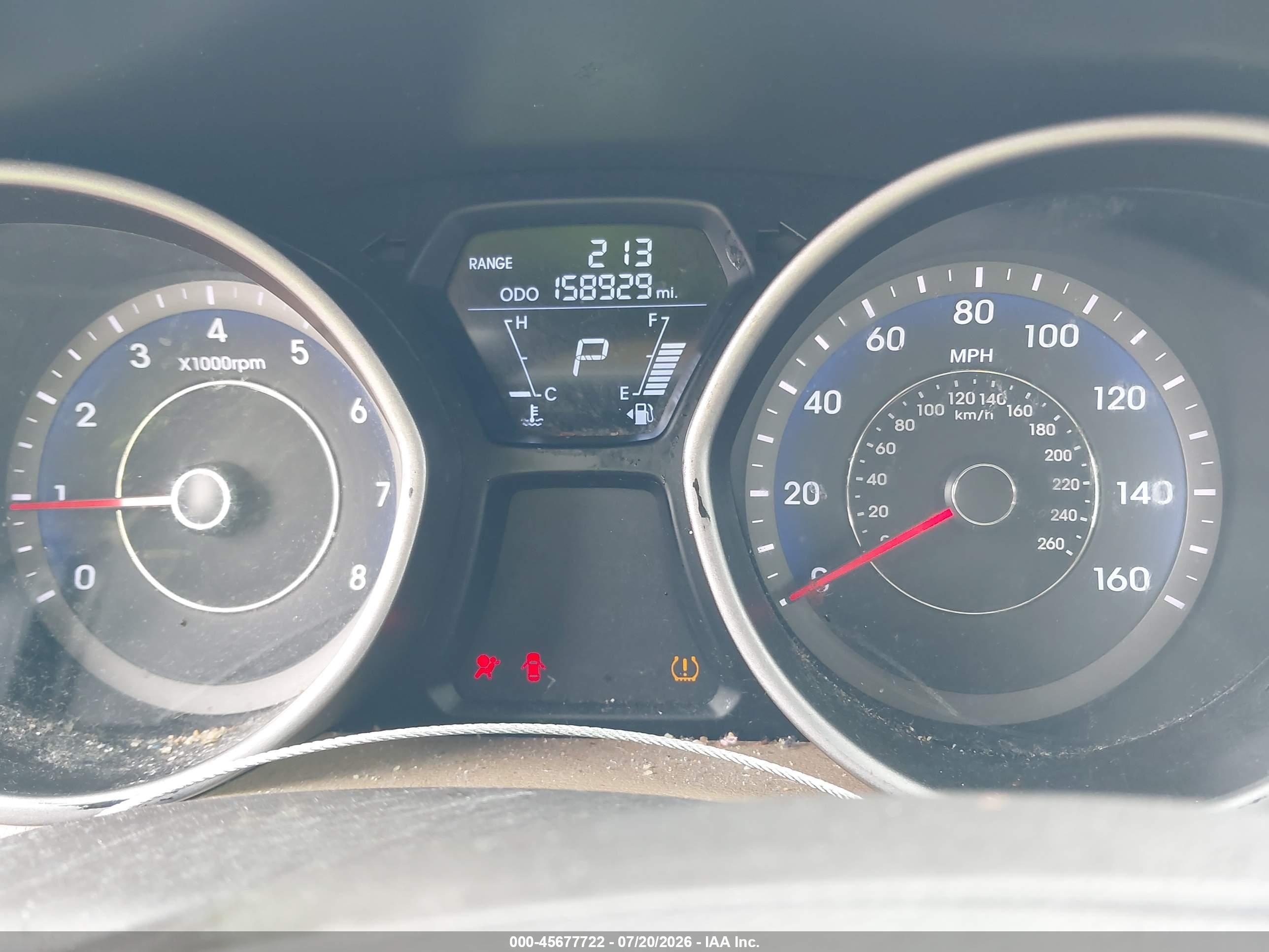 2013 Hyundai Elantra Gls Blue vin: KMHDH4AE0DU762797