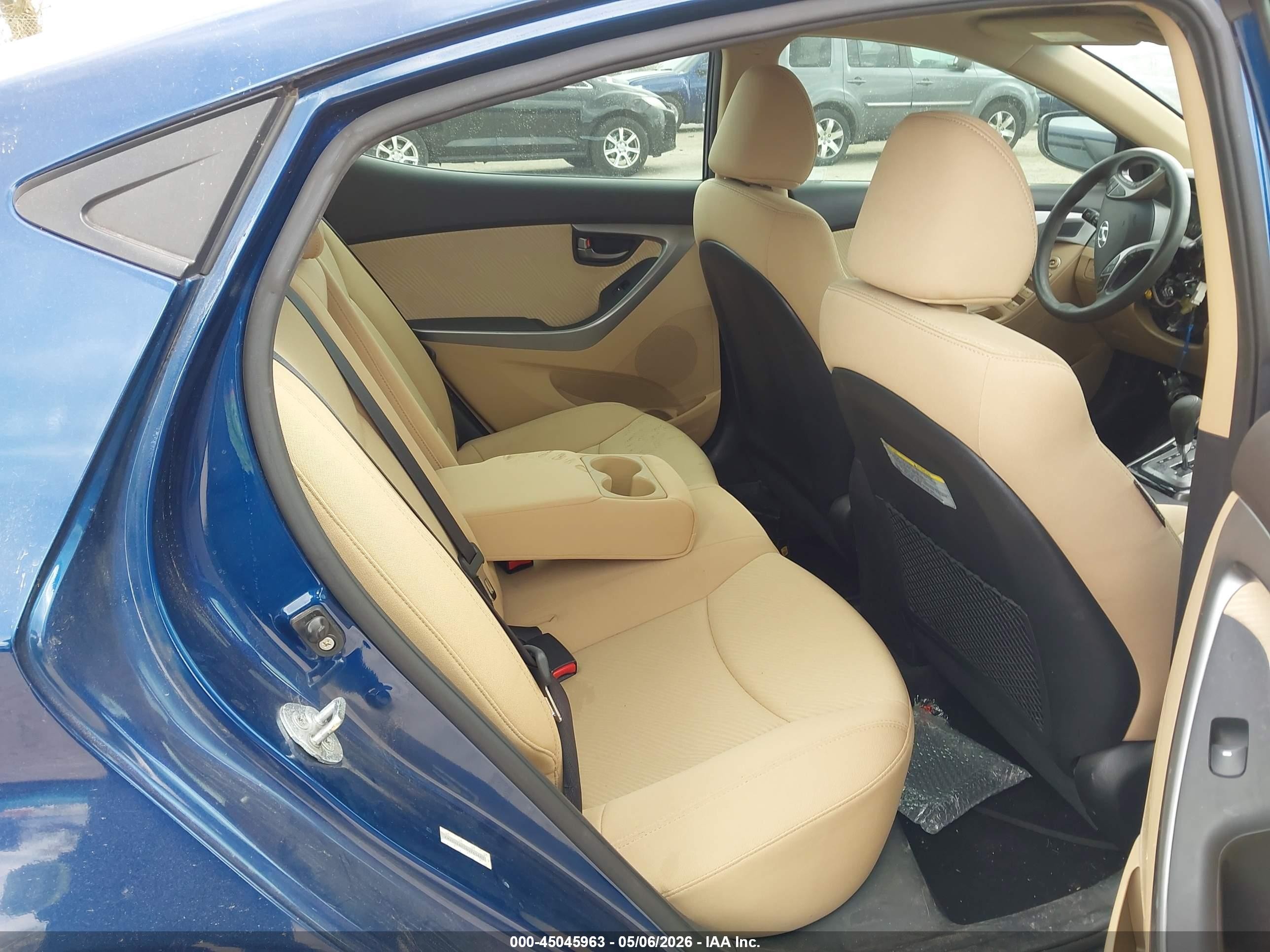 2013 Hyundai Elantra Gls Blue vin: KMHDH4AE0DU765683