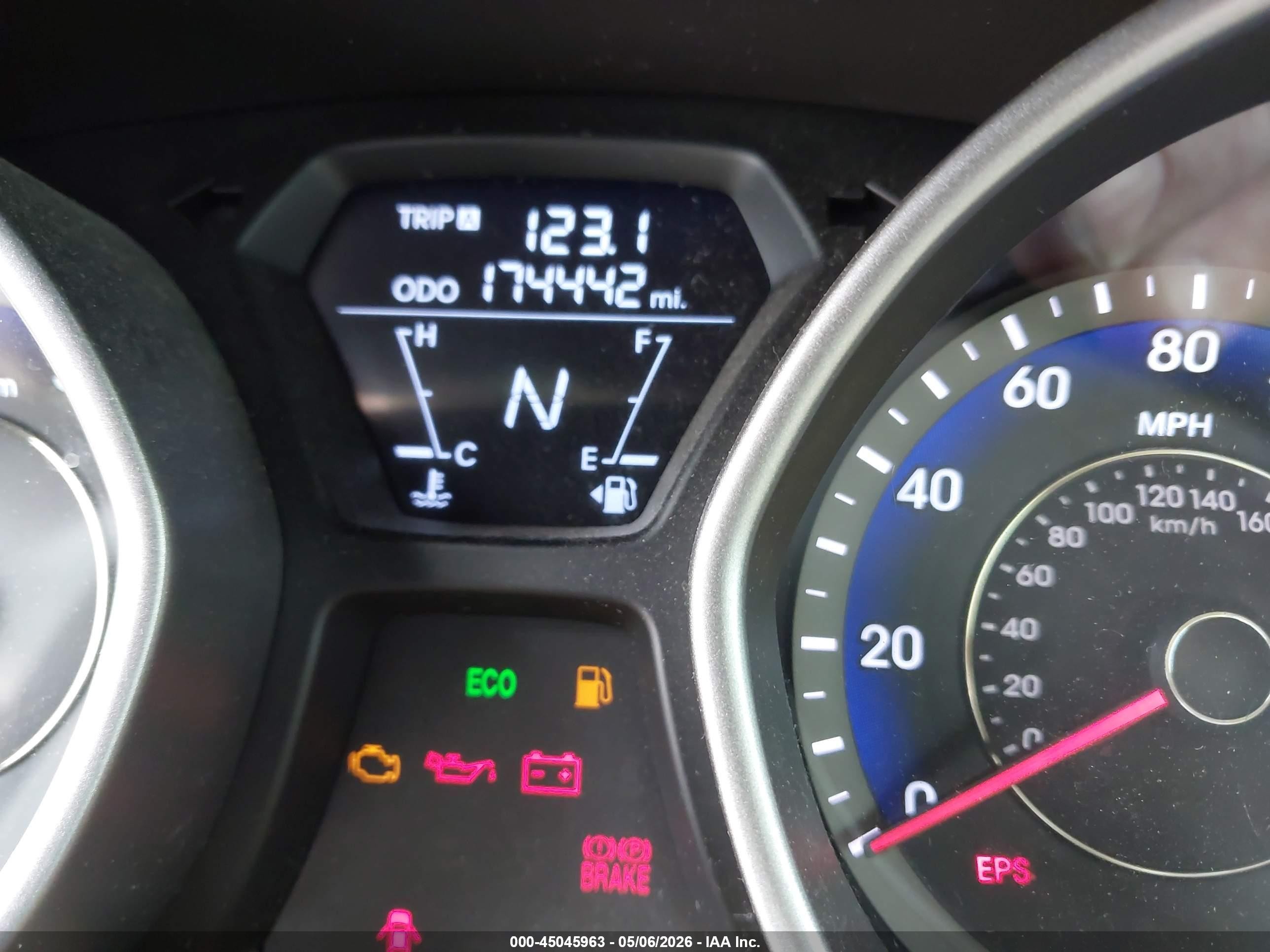 2013 Hyundai Elantra Gls Blue vin: KMHDH4AE0DU765683