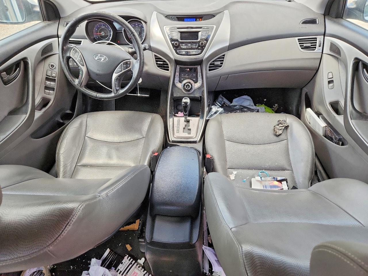 2013 Hyundai Elantra Limited Silver vin: KMHDH4AE0DU780782
