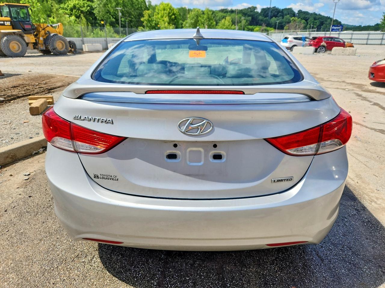 2013 Hyundai Elantra Limited Silver vin: KMHDH4AE0DU780782