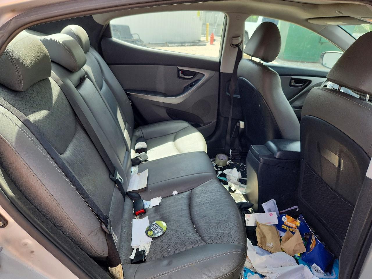 2013 Hyundai Elantra Limited Silver vin: KMHDH4AE0DU780782
