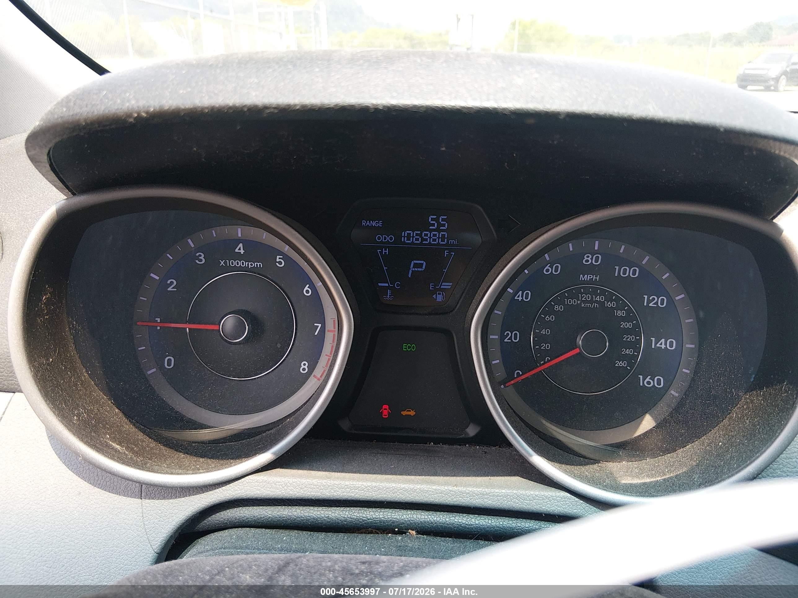 2013 Hyundai Elantra Gls Серебряный vin: KMHDH4AE0DU795864