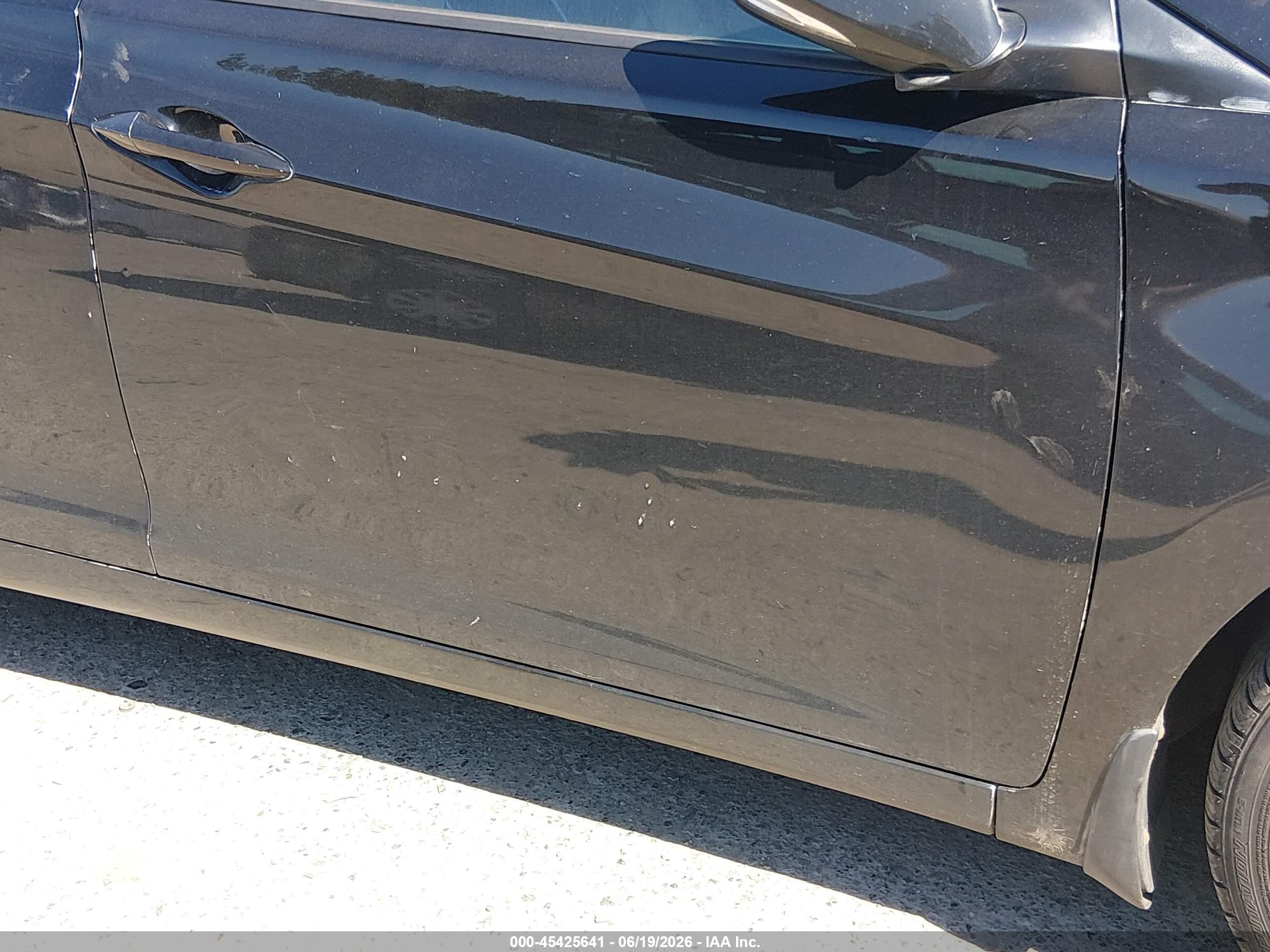2013 Hyundai Elantra Limited Black vin: KMHDH4AE0DU805762
